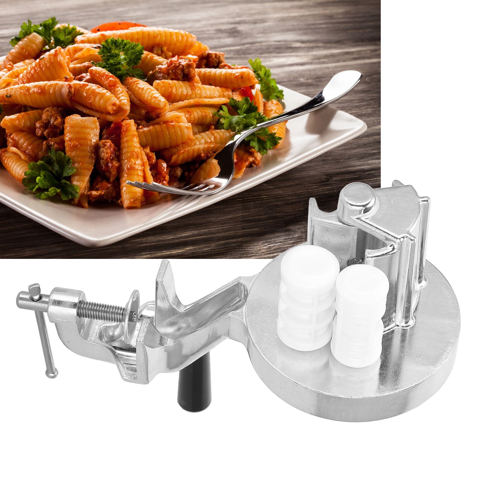 Manual Macaroni Maker Stainless Steel Hand Cranking Noodles Pressing Machine view 9