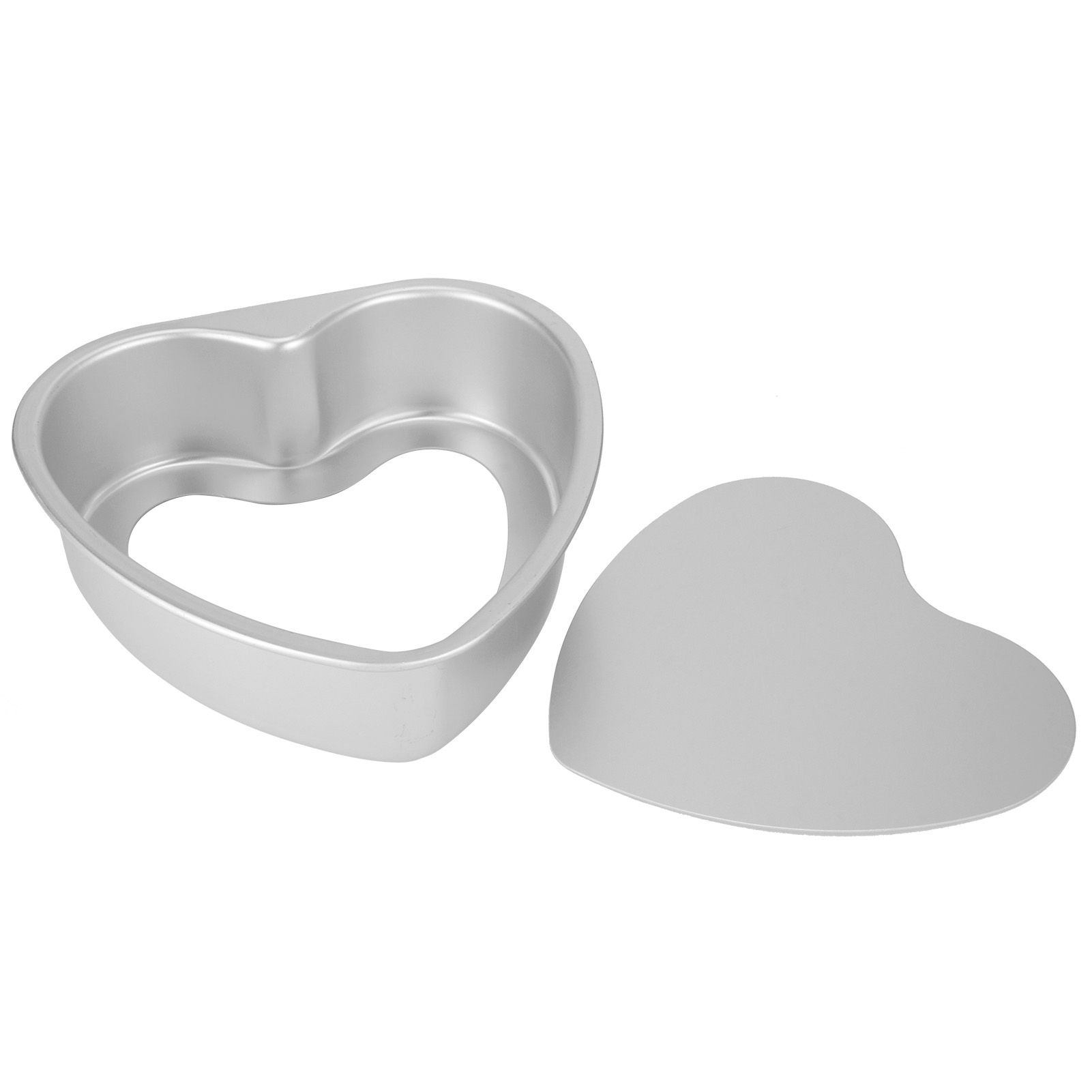Heart Shape Cake Pan Aluminium Alloy DIY Cake Mold Baking Cheese Bread Tray