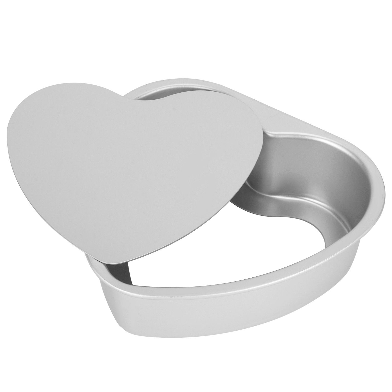 Heart Shape Cake Pan Aluminium Alloy DIY Cake Mold Baking Cheese Bread Tray view 2