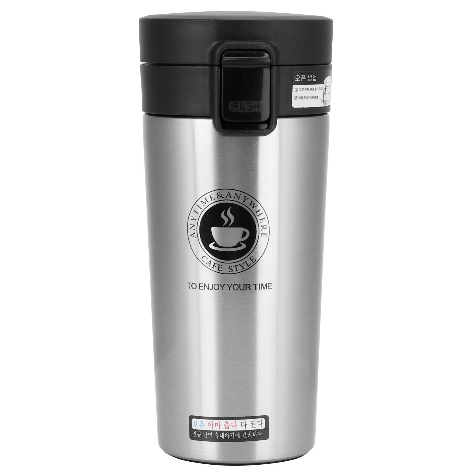380ml Coffee Mug with Strainer Portable Thermal Cup Water Bottle for Home