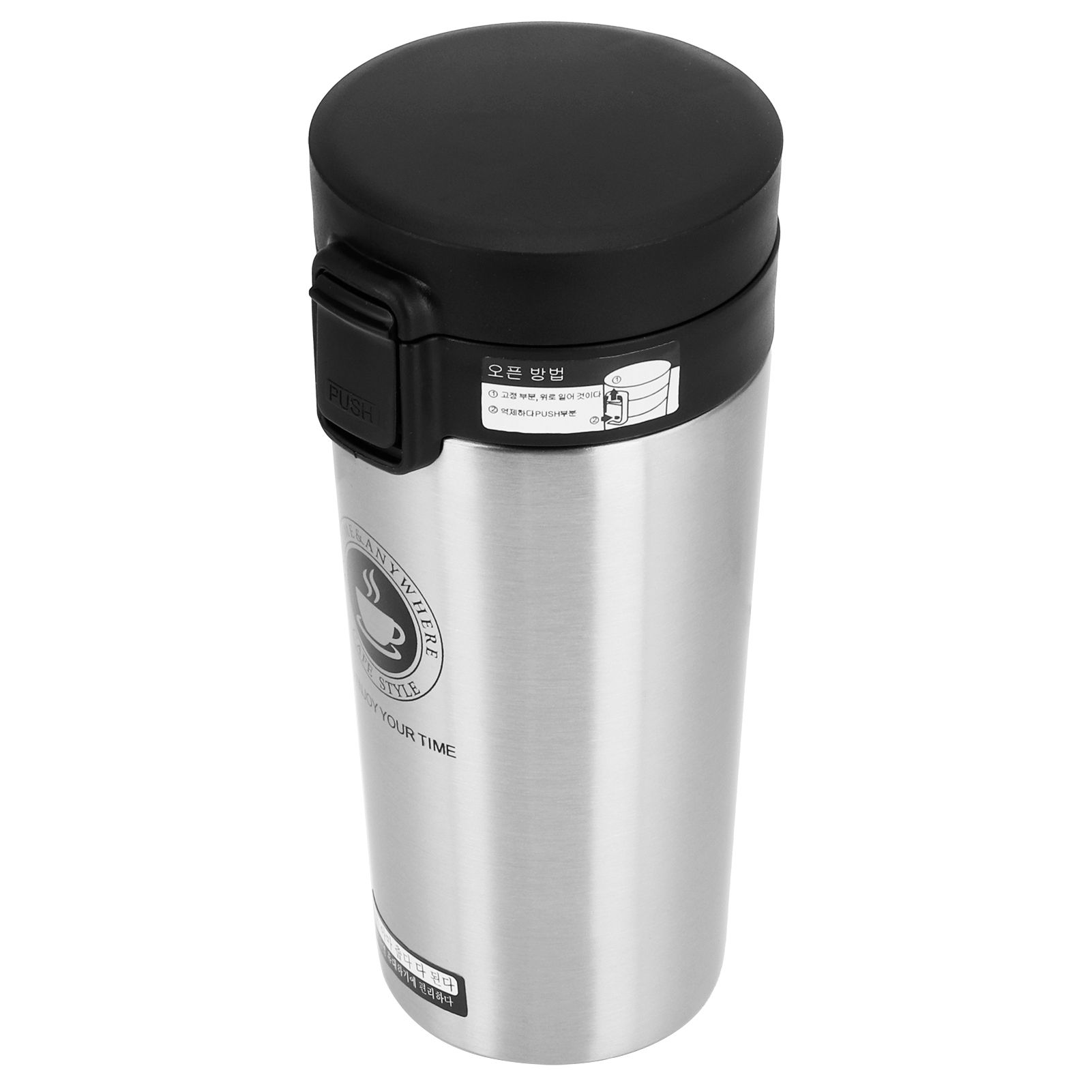 380ml Coffee Mug with Strainer Portable Thermal Cup Water Bottle for Home view 2
