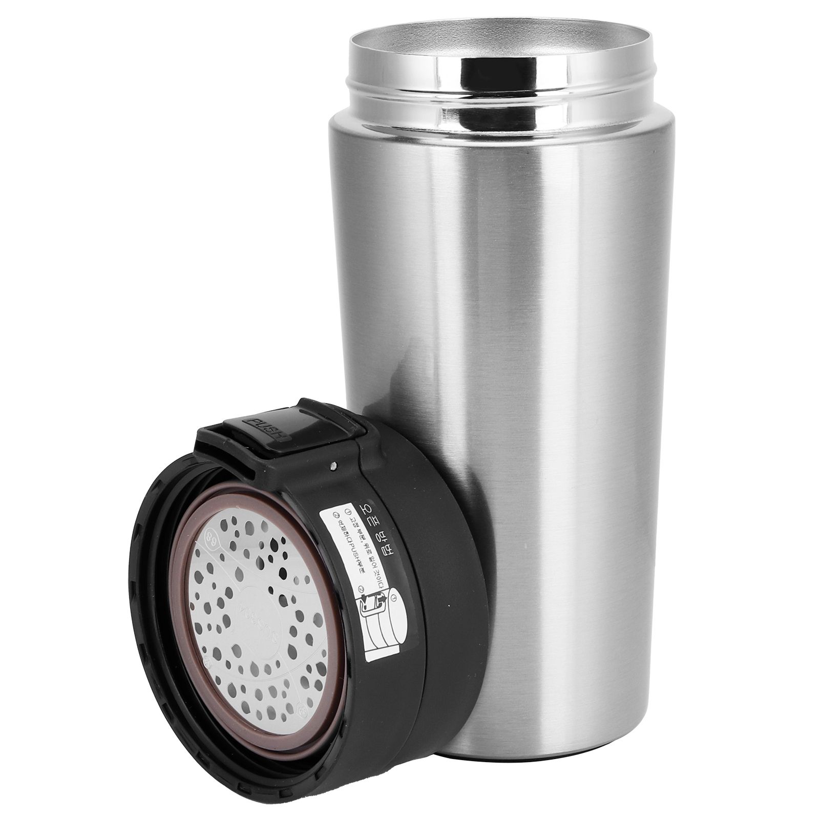 380ml Coffee Mug with Strainer Portable Thermal Cup Water Bottle for Home view 5