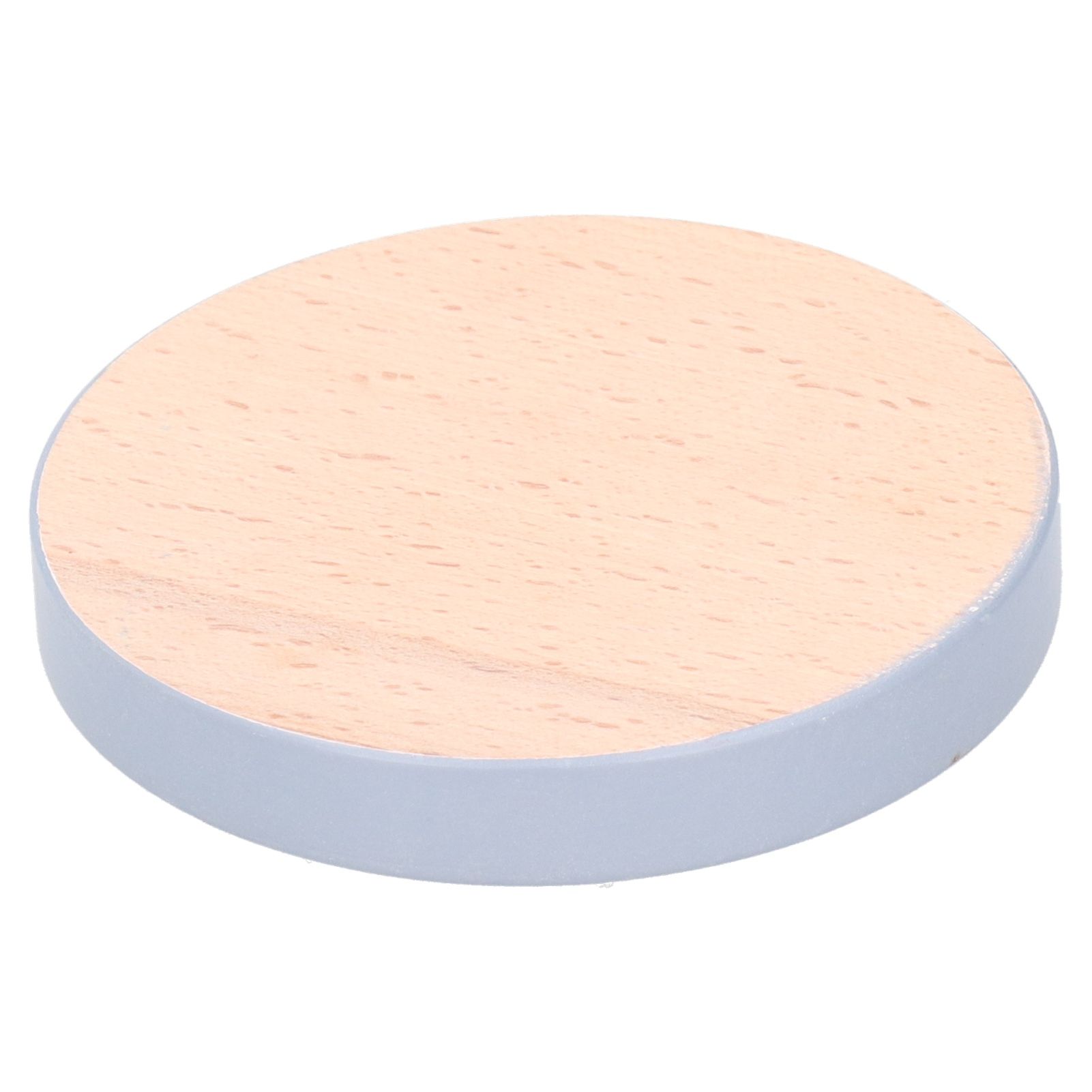 Round Wood Coaster Placemat Round Heat Resistant Drink Mat Cup Pad for Home view 3