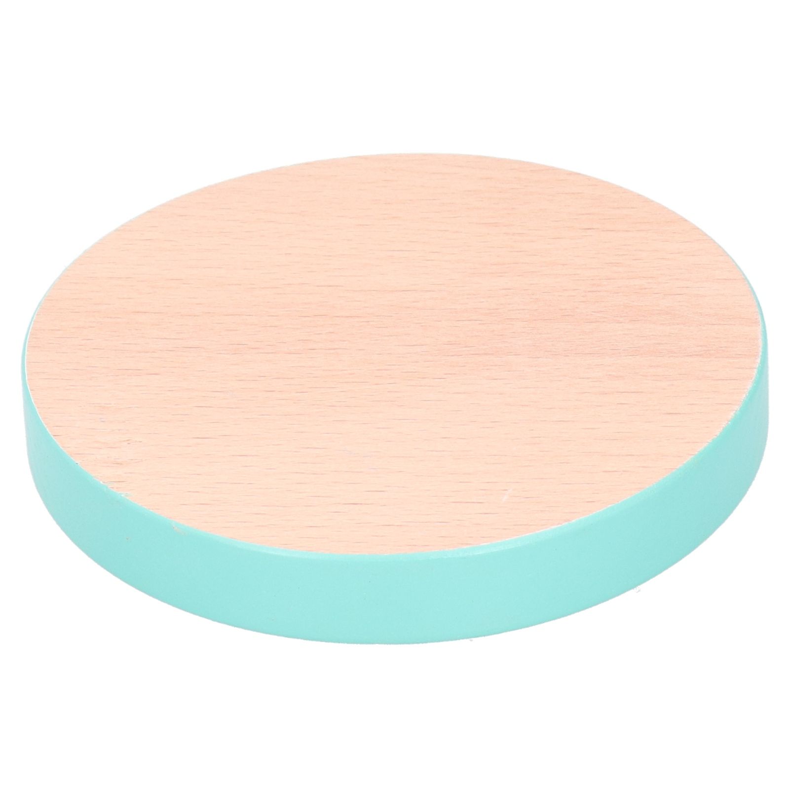 Round Wood Coaster Placemat Round Heat Resistant Drink Mat Cup Pad for Home view 3