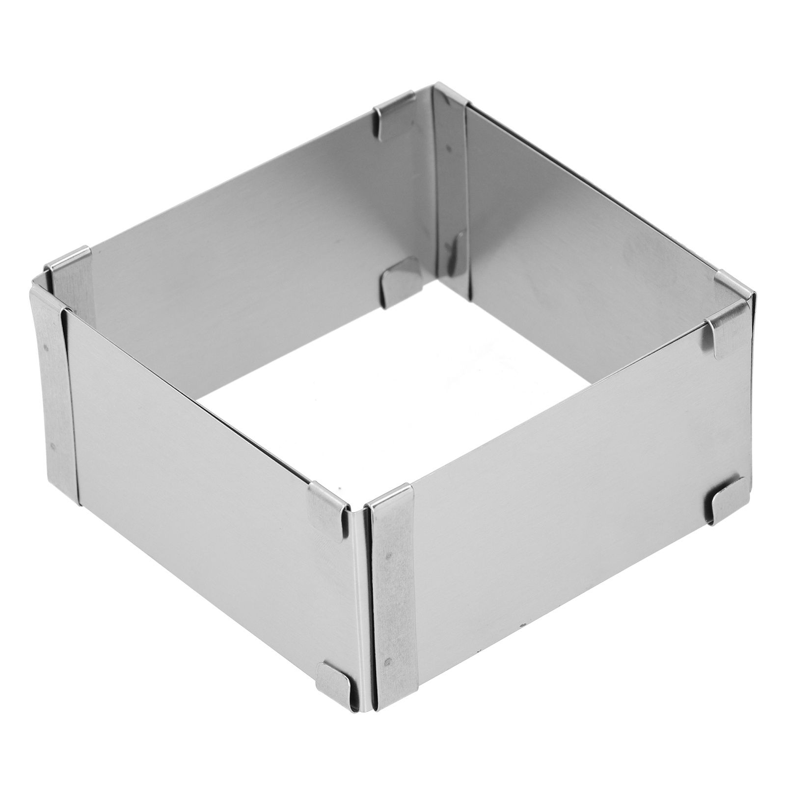 Stainless Steel Square Mousse Ring Retractable Biscuits Cake Mold Kitchen DIY view 4