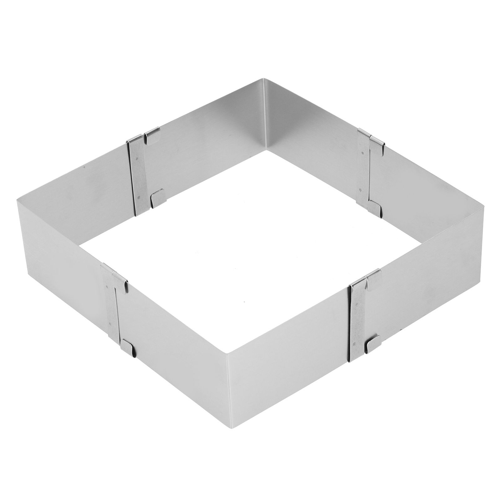 Stainless Steel Square Mousse Ring Retractable Biscuits Cake Mold Kitchen DIY view 7