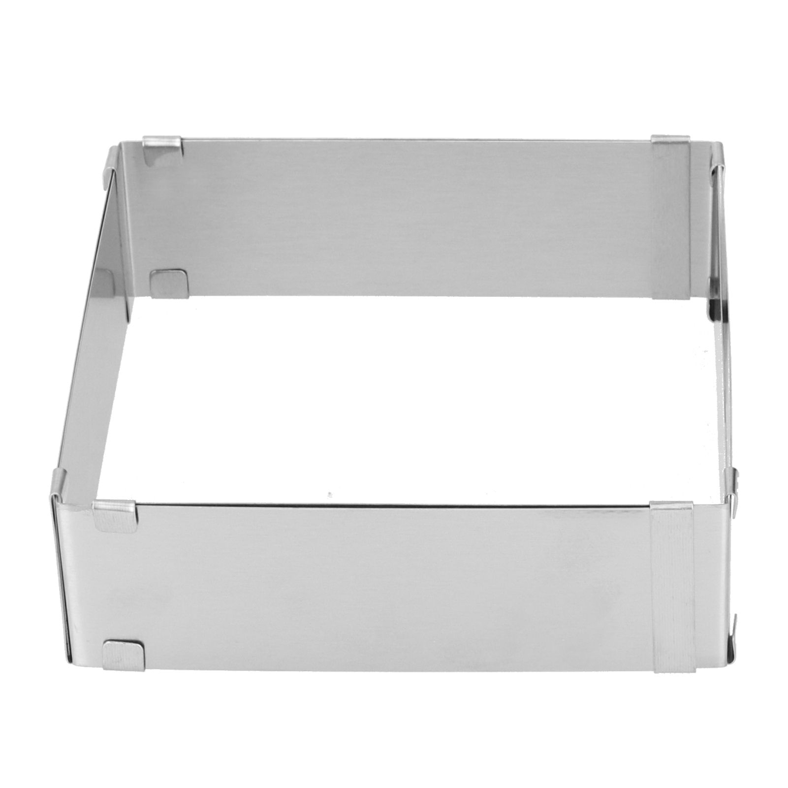 Stainless Steel Square Mousse Ring Retractable Biscuits Cake Mold Kitchen DIY