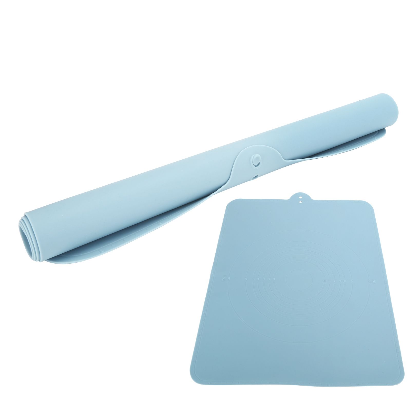 Blue Silicone Dough Kneading Pad NonStick Thicken Cookies Baking Mat Kitchen view 8