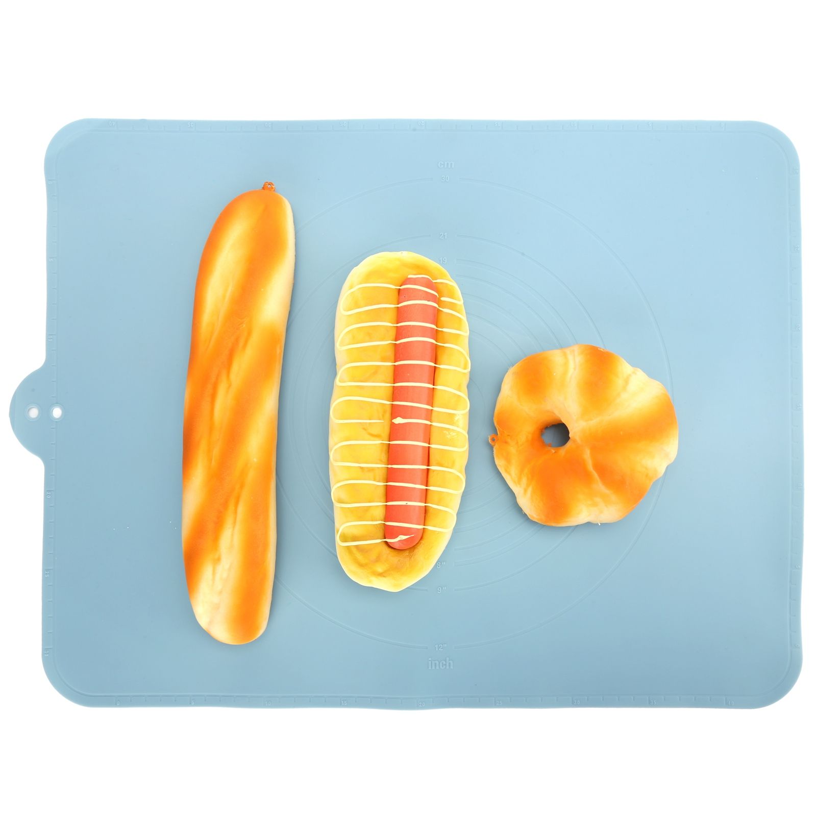 Blue Silicone Dough Kneading Pad NonStick Thicken Cookies Baking Mat Kitchen view 10