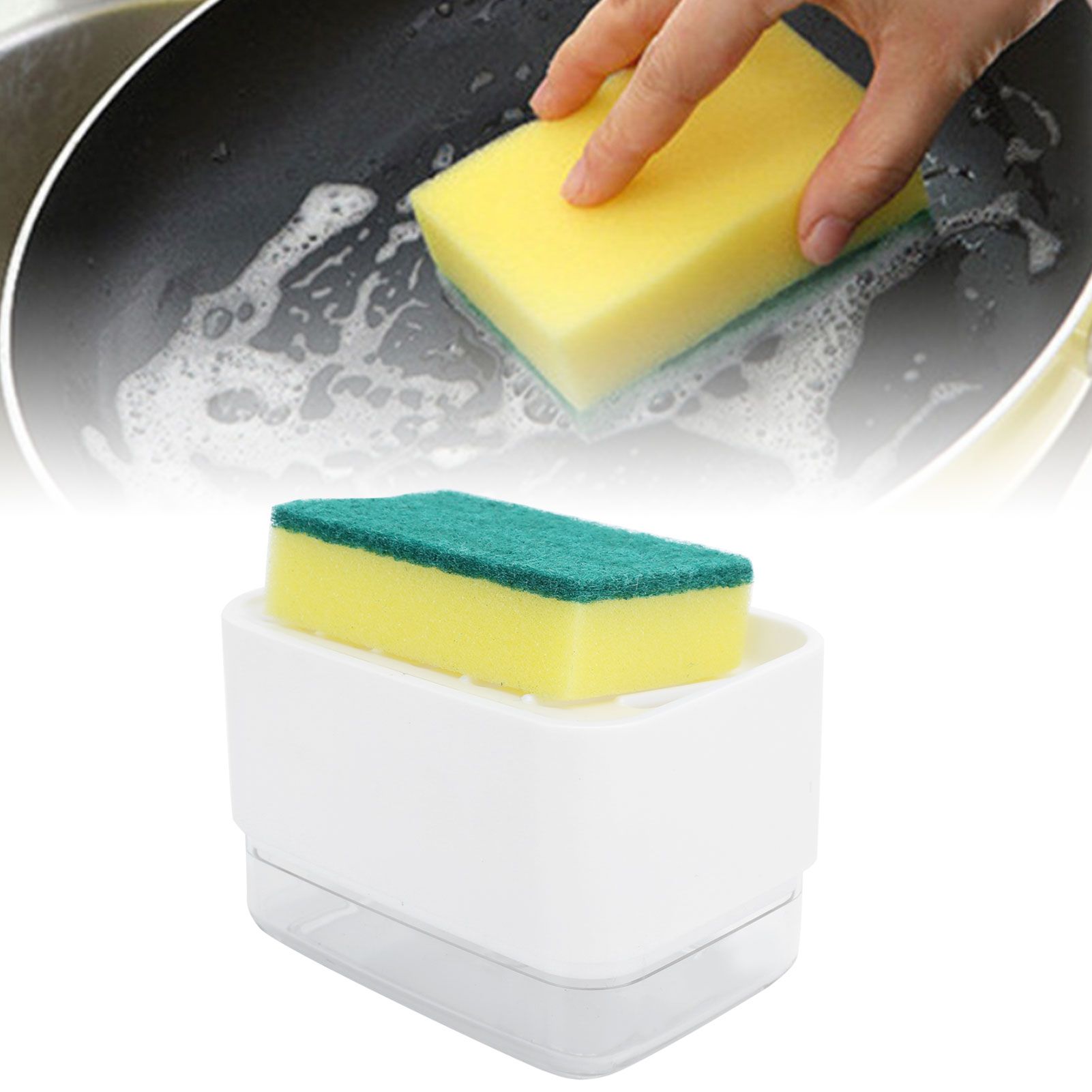 Dish Soap Dispenser Press Type Automatic Liquid Soap Dispenser for Kitchen view 9