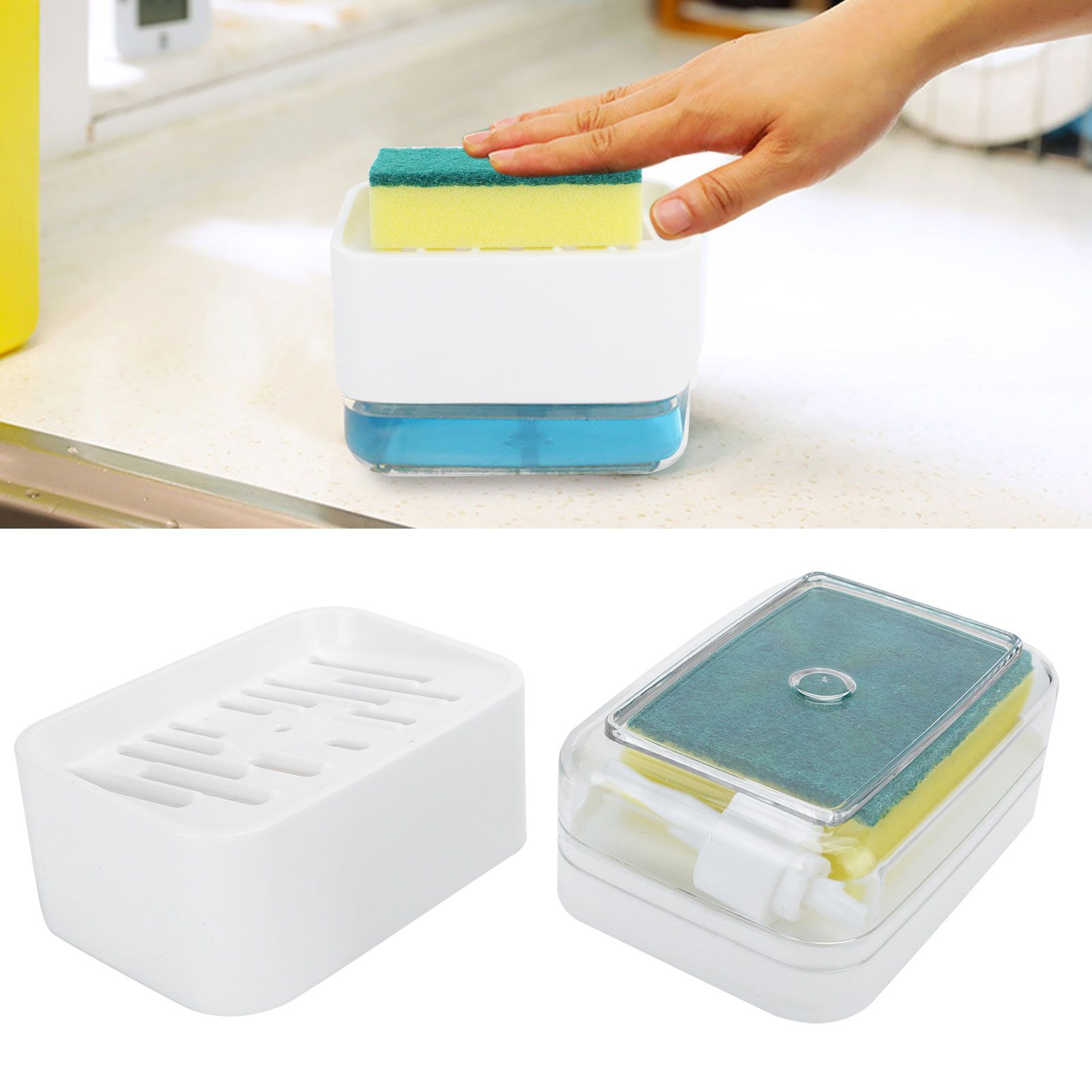 Dish Soap Dispenser Press Type Automatic Liquid Soap Dispenser for Kitchen view 10