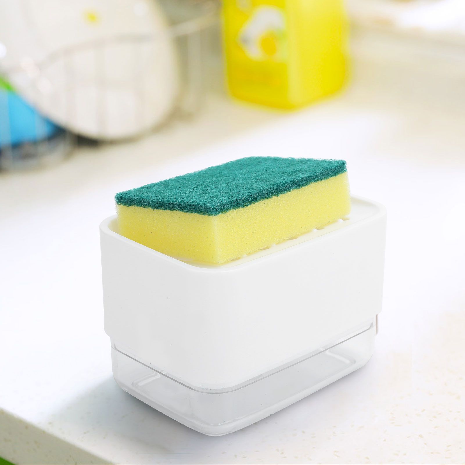 Dish Soap Dispenser Press Type Automatic Liquid Soap Dispenser for Kitchen view 14