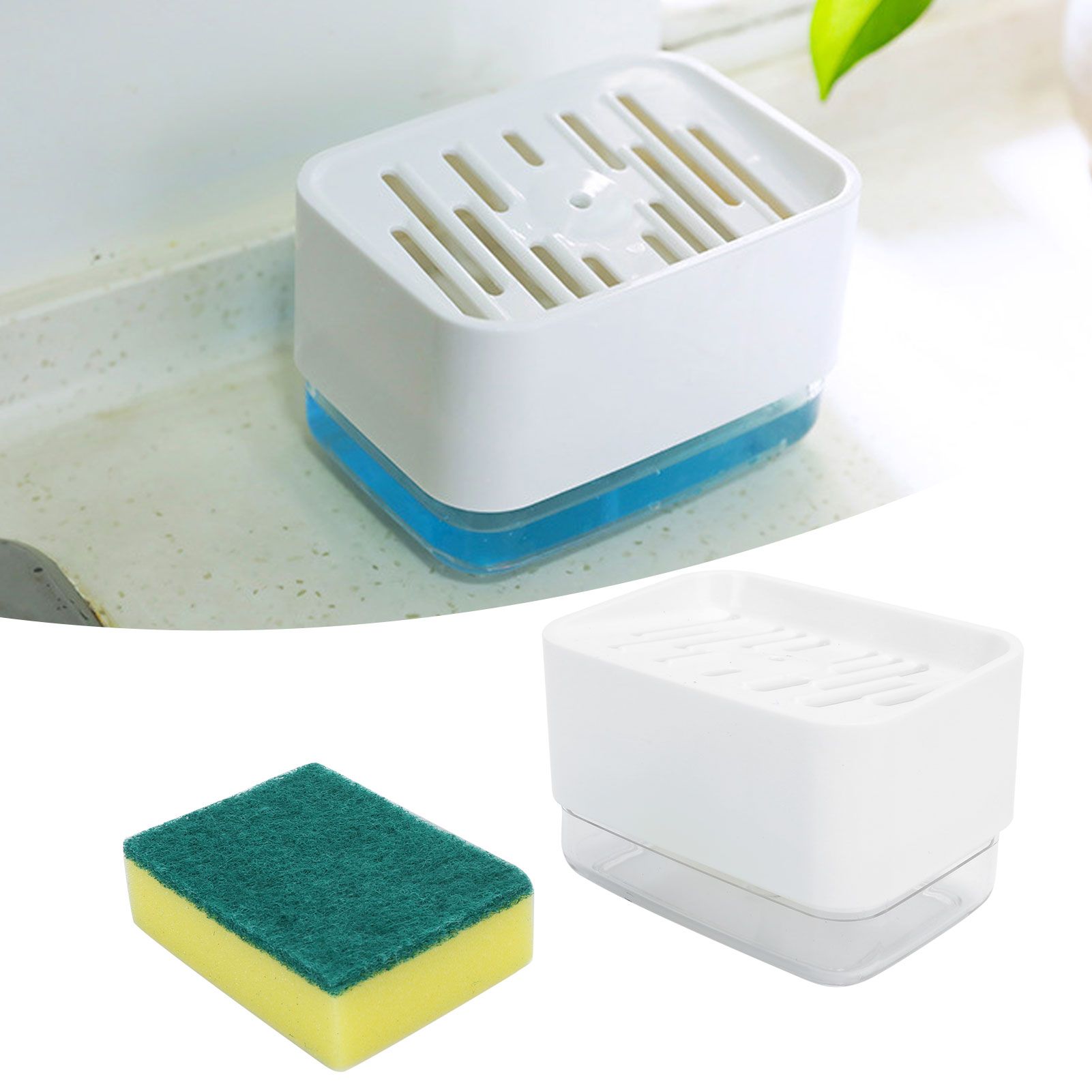 Dish Soap Dispenser Press Type Automatic Liquid Soap Dispenser for Kitchen view 15