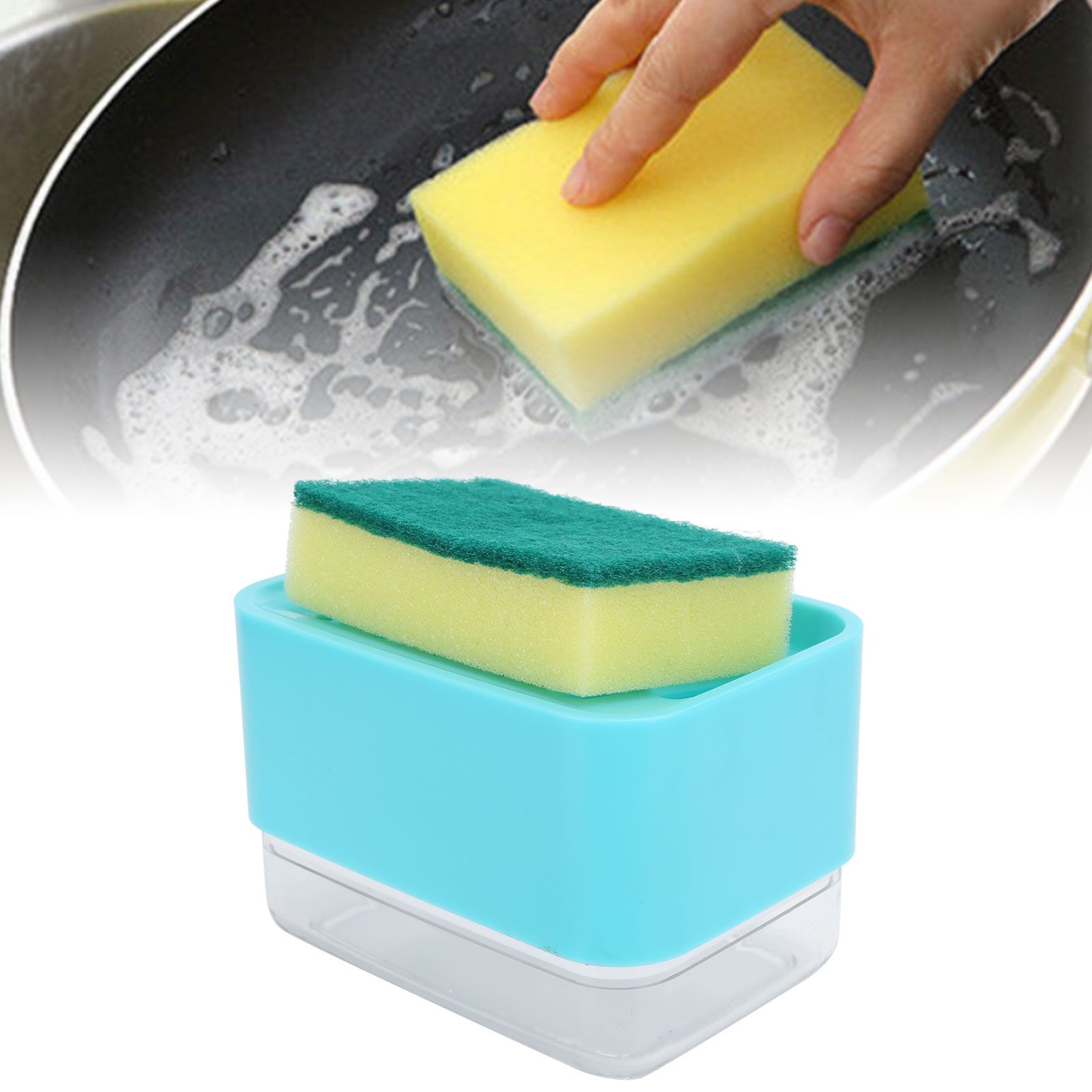 Dish Soap Dispenser Press Type Automatic Liquid Soap Dispenser for Kitchen view 9