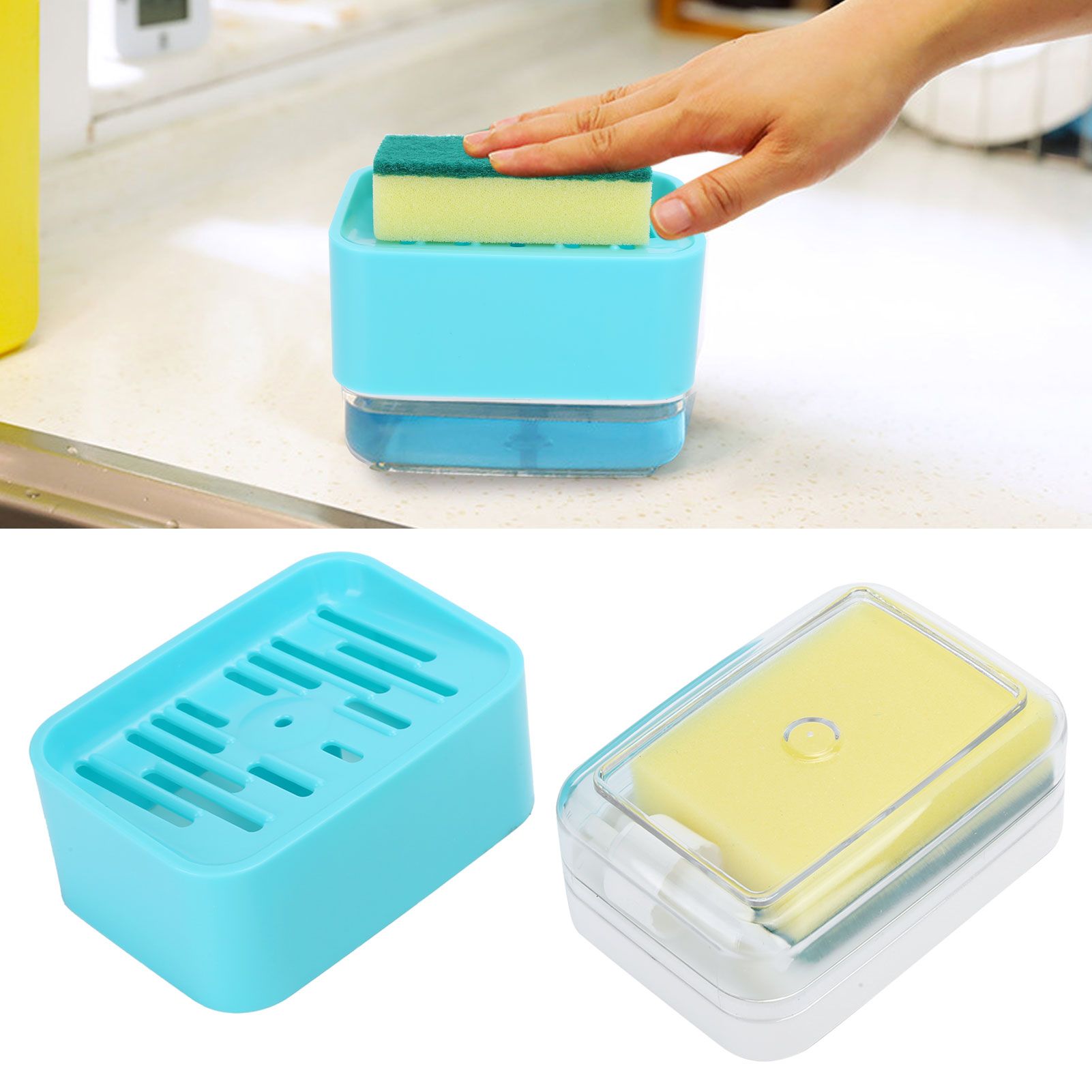 Dish Soap Dispenser Press Type Automatic Liquid Soap Dispenser for Kitchen view 10