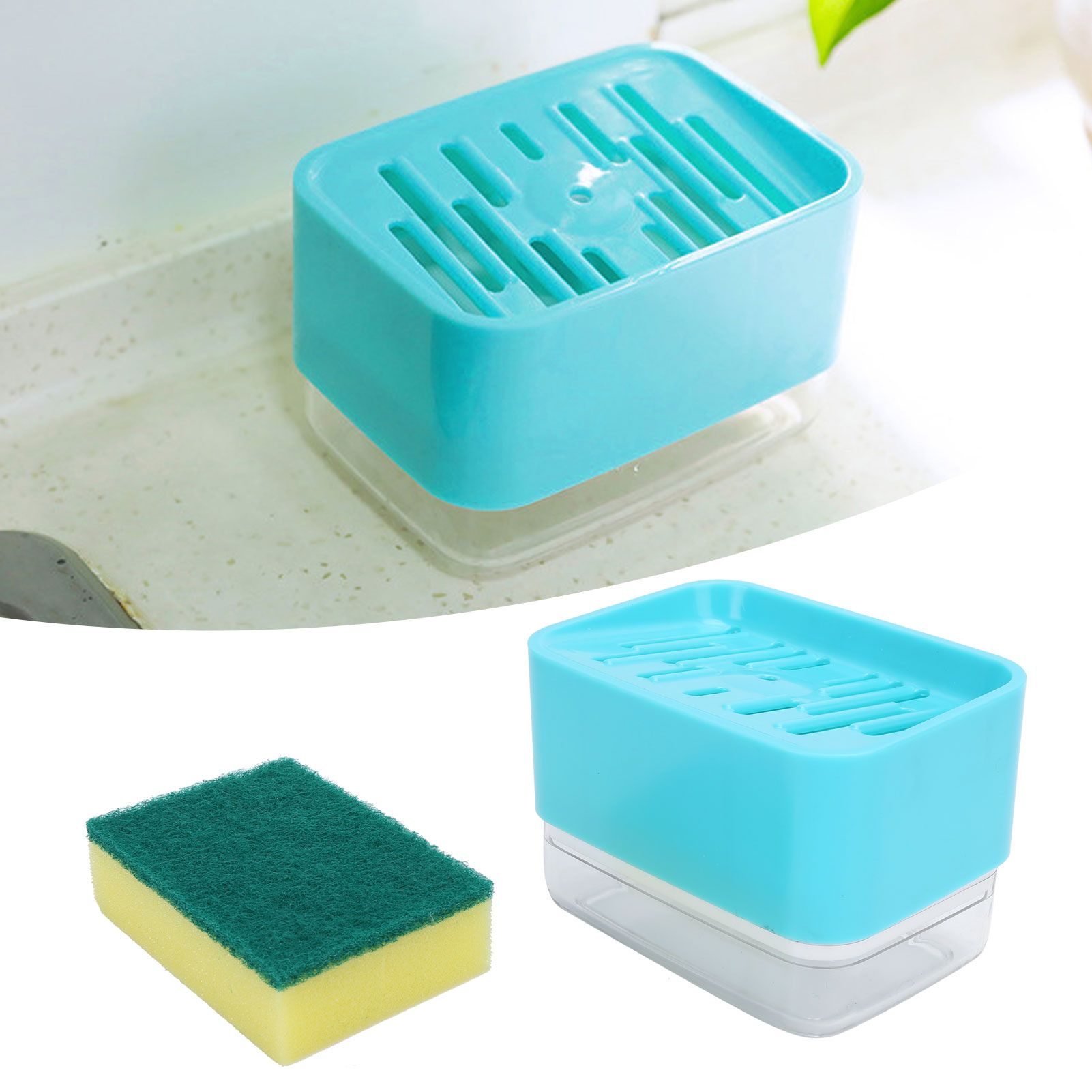 Dish Soap Dispenser Press Type Automatic Liquid Soap Dispenser for Kitchen view 15