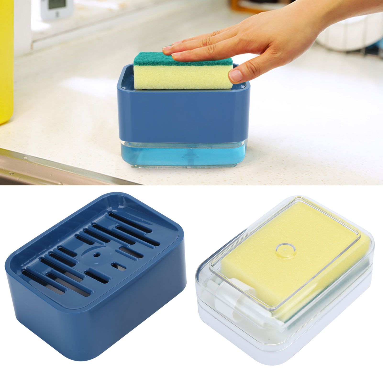 Dish Soap Dispenser Press Type Automatic Liquid Soap Dispenser for Kitchen view 10