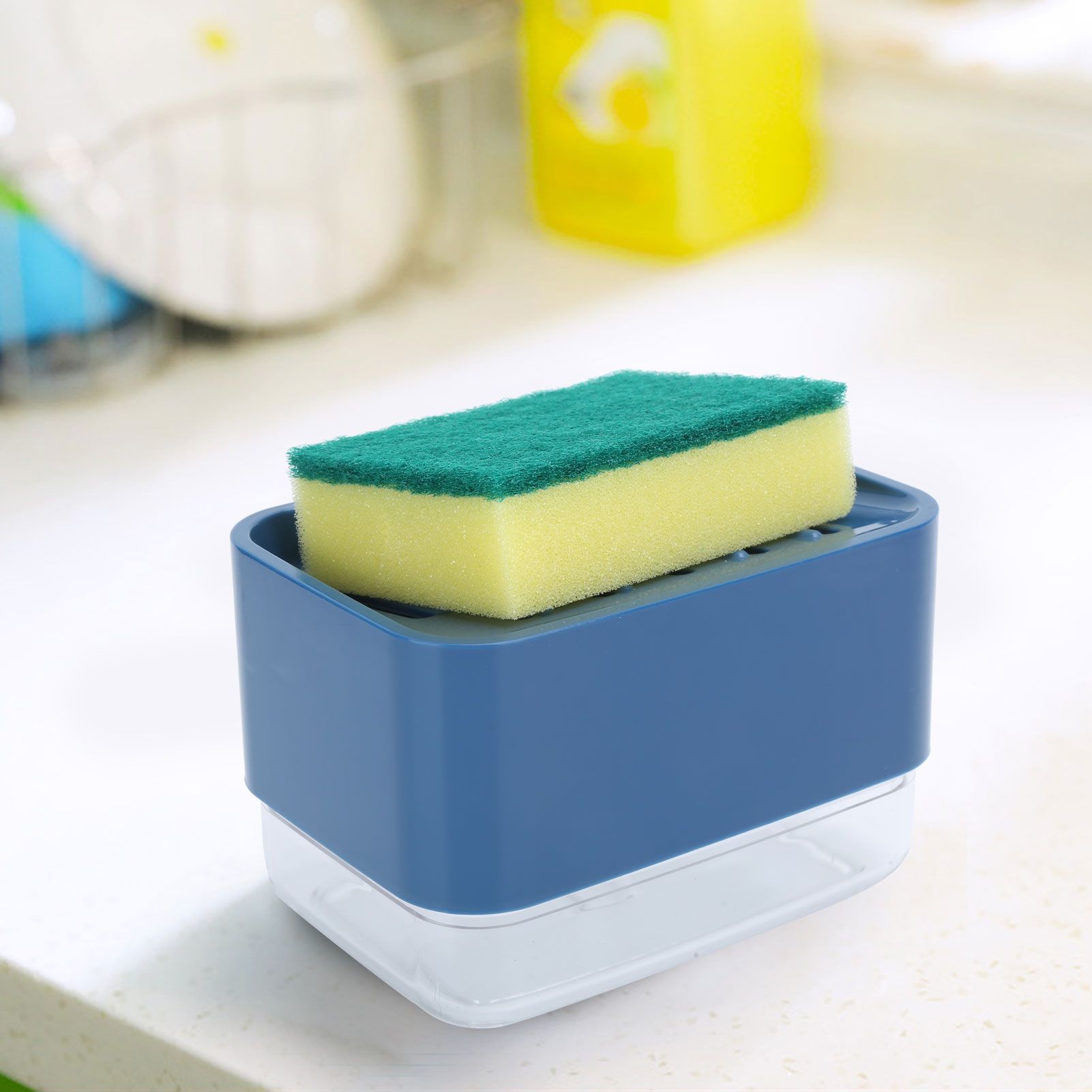 Dish Soap Dispenser Press Type Automatic Liquid Soap Dispenser for Kitchen view 14