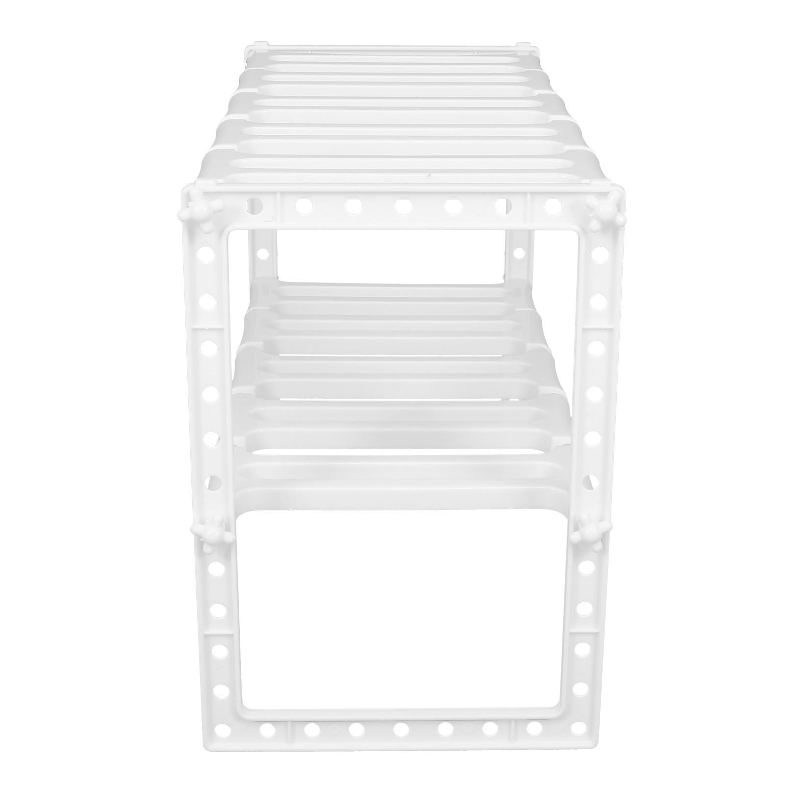2‑Tier Sink Rack Cabinet Organizer Storage Telescopic Shelf Kitchen Bathroom view 6