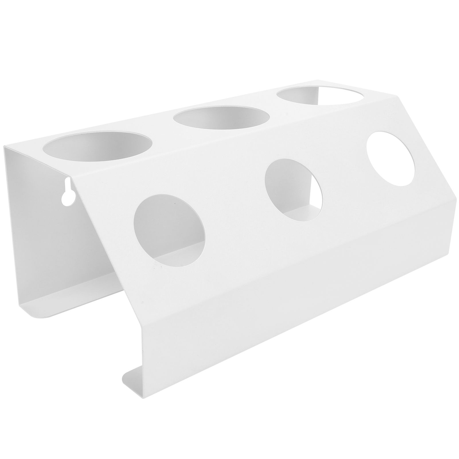 Soda Bottle Drainer Tabletop 3 Holes Bottles Draining Rack with Pad for view 3
