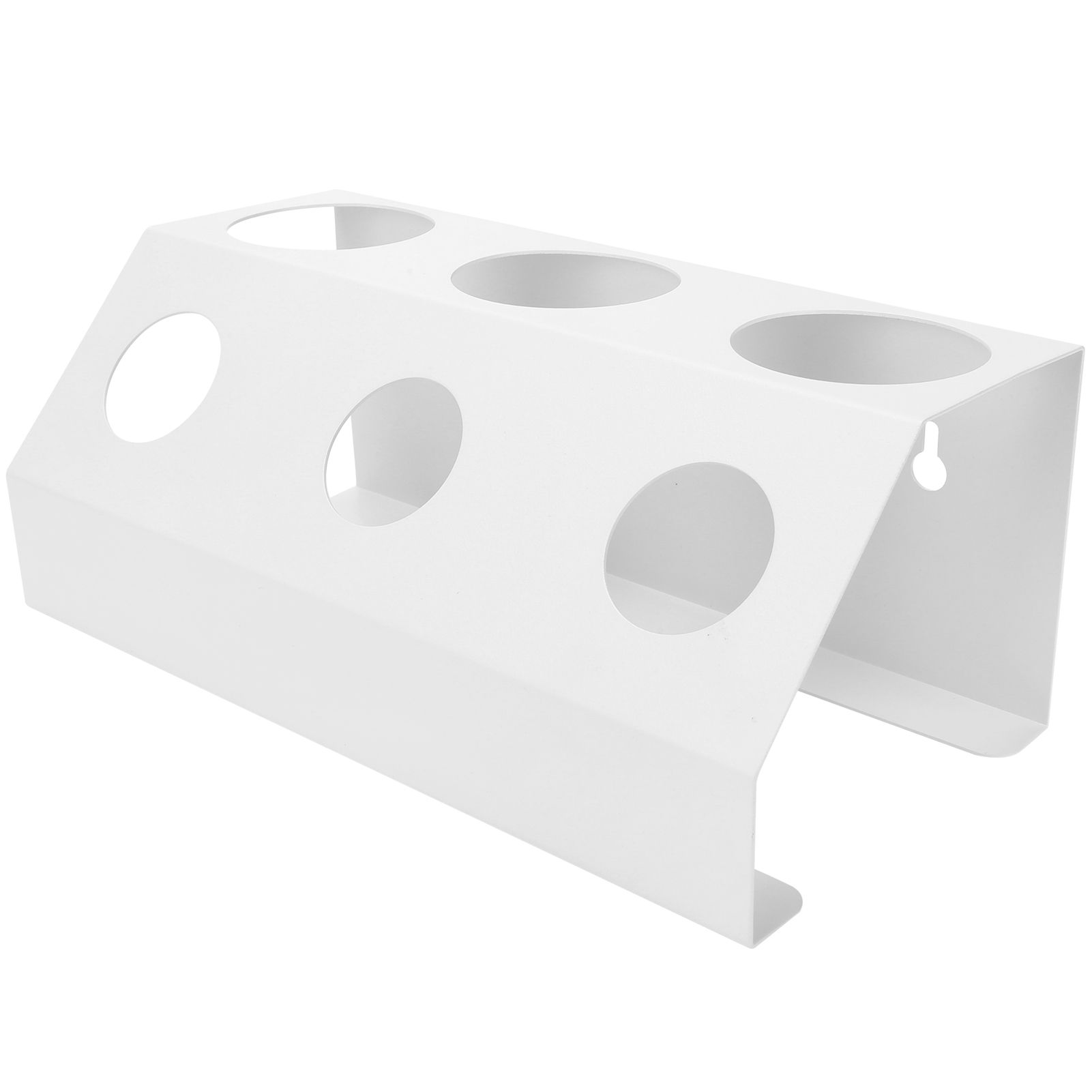 Soda Bottle Drainer Tabletop 3 Holes Bottles Draining Rack with Pad for view 7