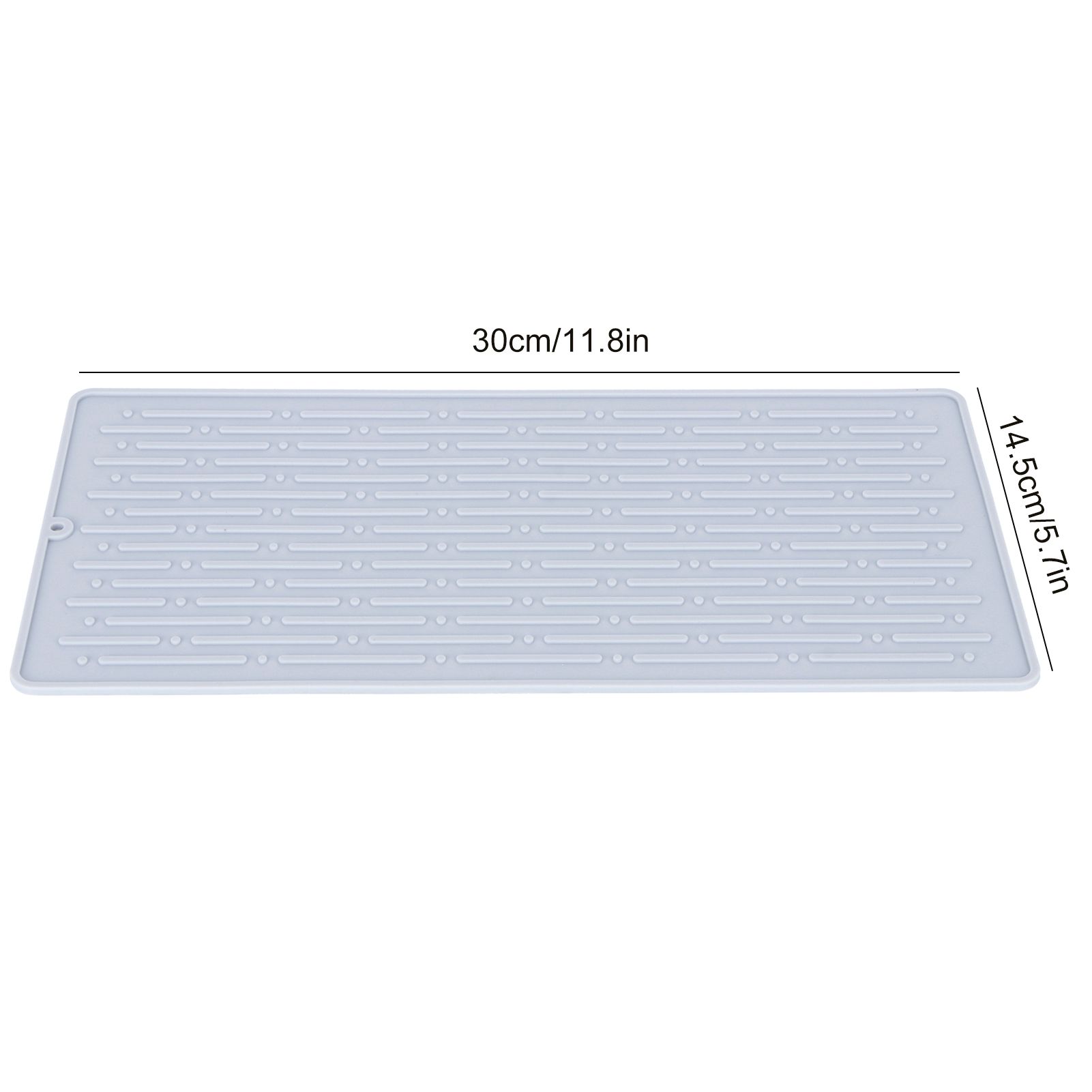 Silicone Draining Pad Non Slip Soda Bottles Drying Rack Mat Kitchen view 14