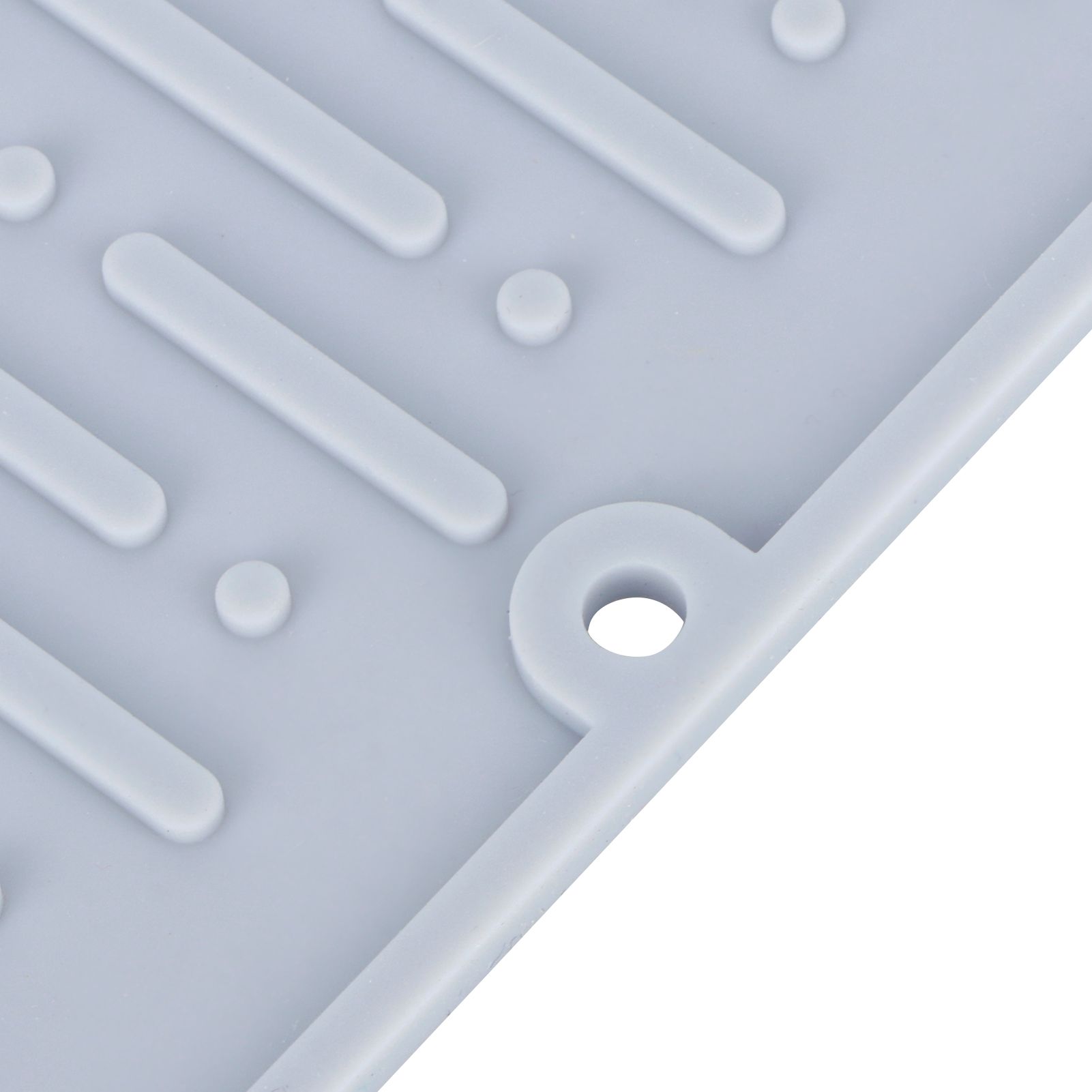 Silicone Draining Pad Non Slip Soda Bottles Drying Rack Mat Kitchen view 11