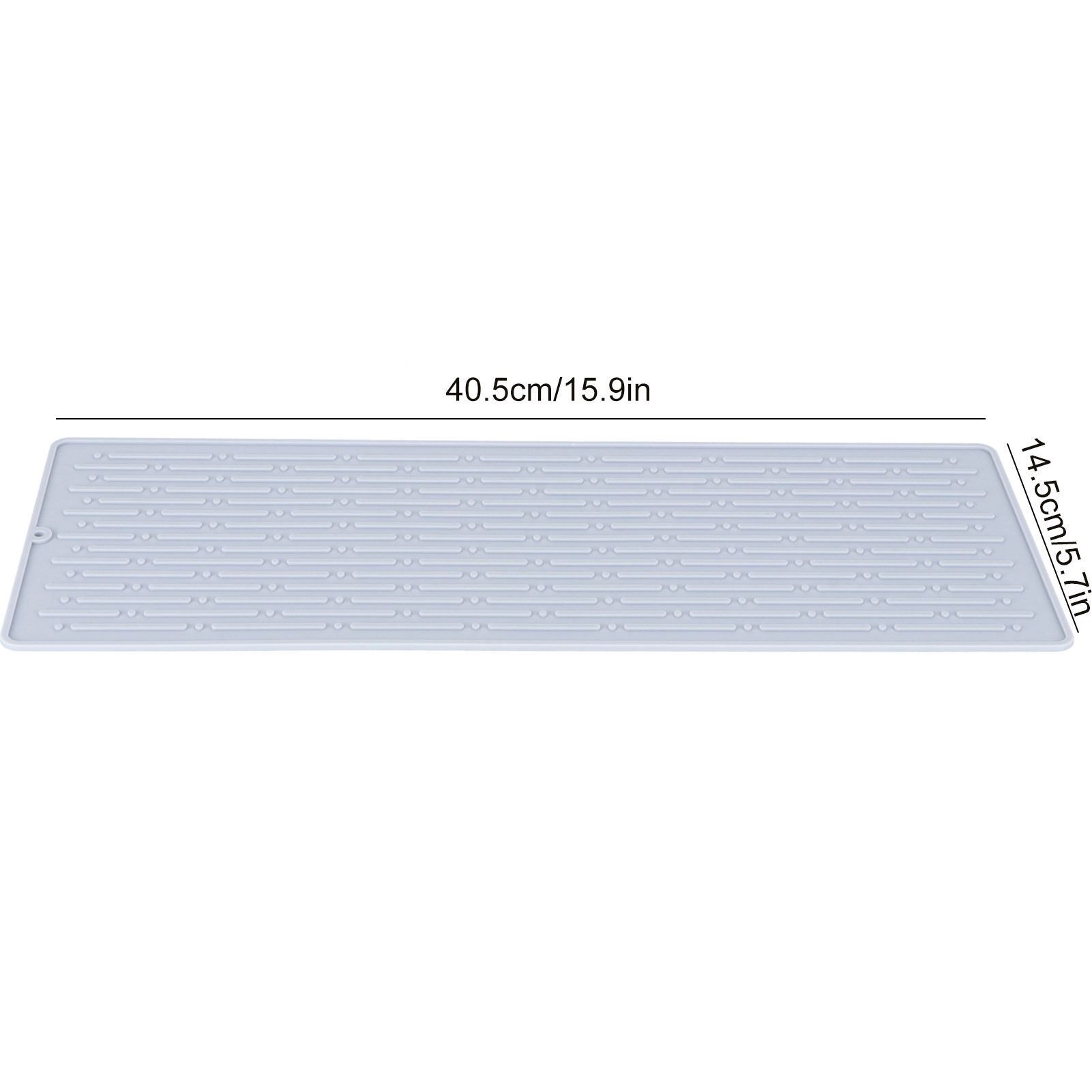 Silicone Draining Pad Non Slip Soda Bottles Drying Rack Mat Kitchen view 14