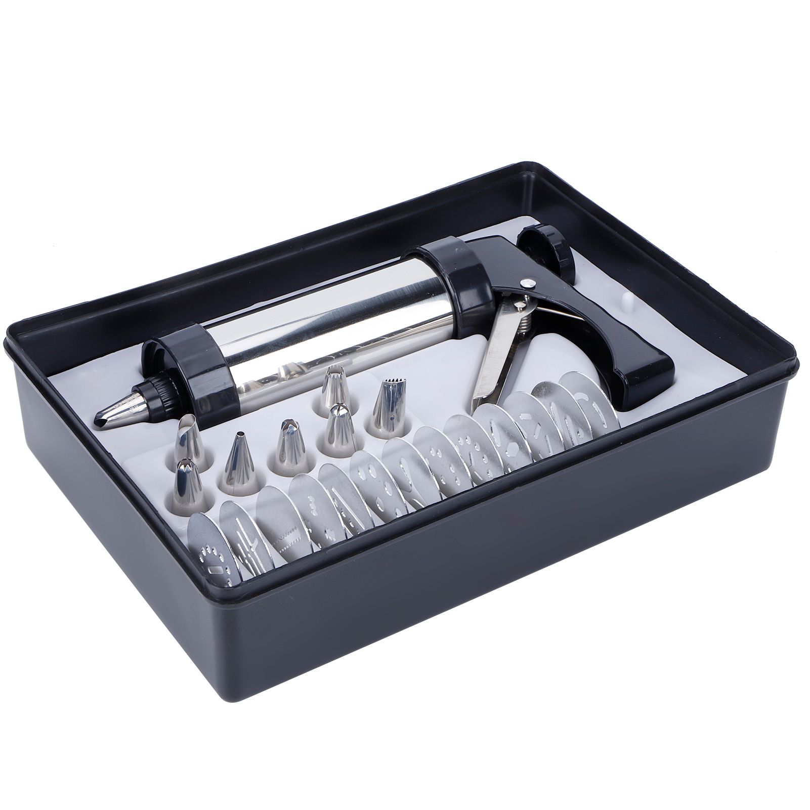 Cookies Press Maker Stainless Steel Cake Pastry Decorating Nozzle Set DIY view 8