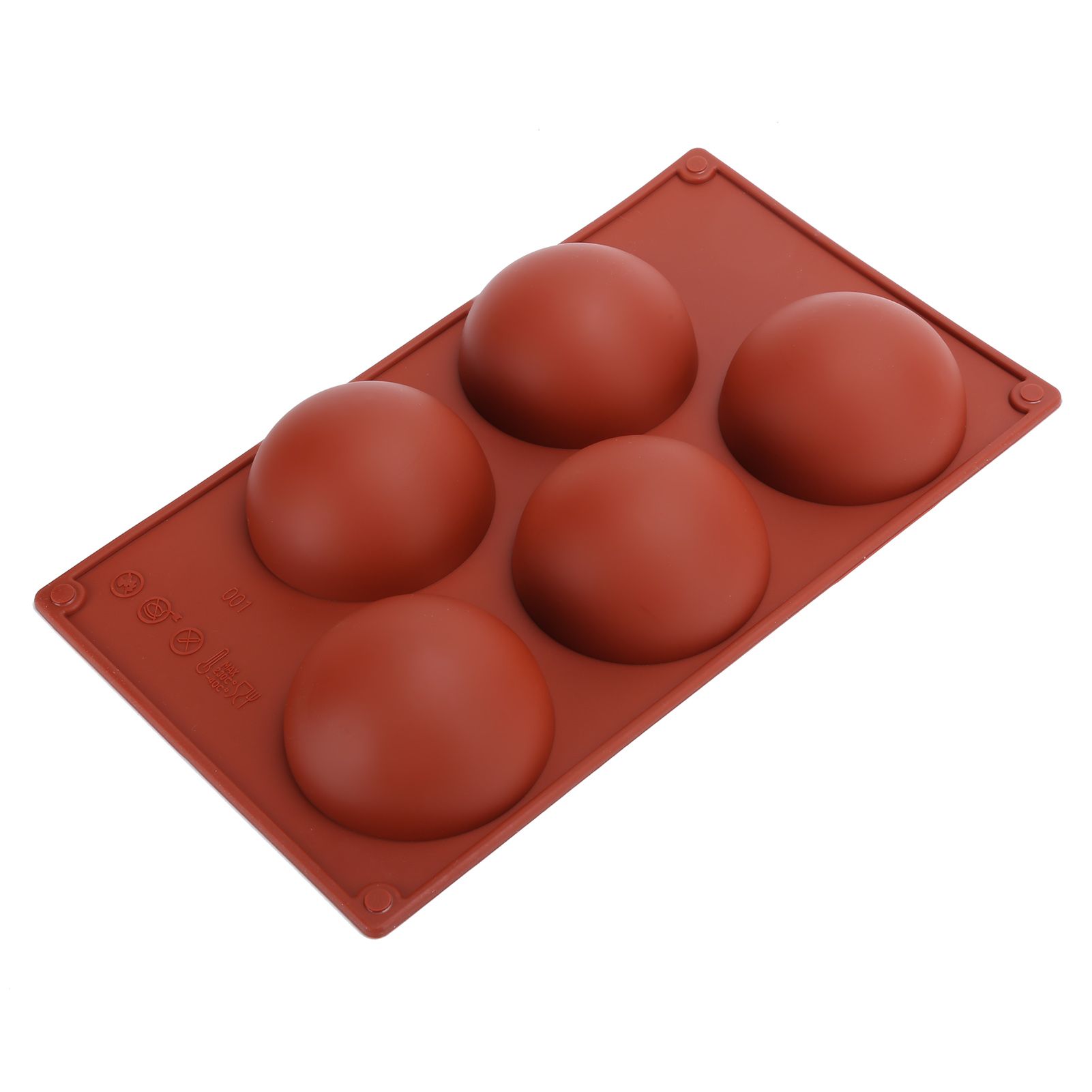3PCS Semi Sphere Silicone Mold Baking Mold for DIY Making Hot Chocolate Mousse view 14