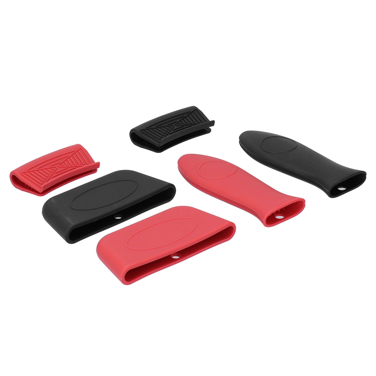 6Pcs set Pot Handle Sleeve Holder Thicken Silicone AntiScalding Kit Kitchen view 2
