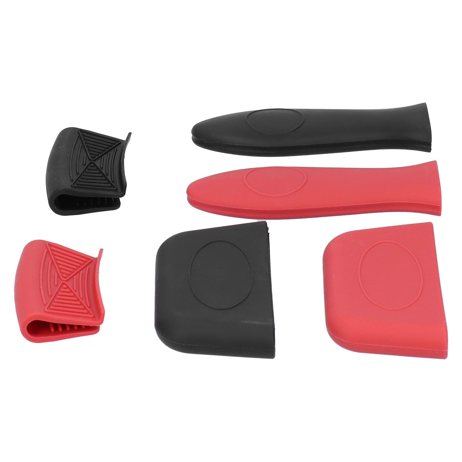 6Pcs set Pot Handle Sleeve Holder Thicken Silicone AntiScalding Kit Kitchen view 3