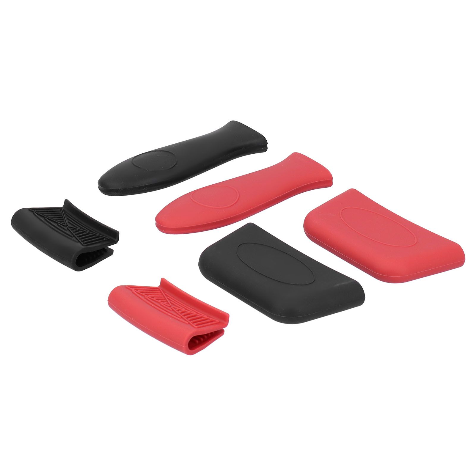 6Pcs set Pot Handle Sleeve Holder Thicken Silicone AntiScalding Kit Kitchen view 4
