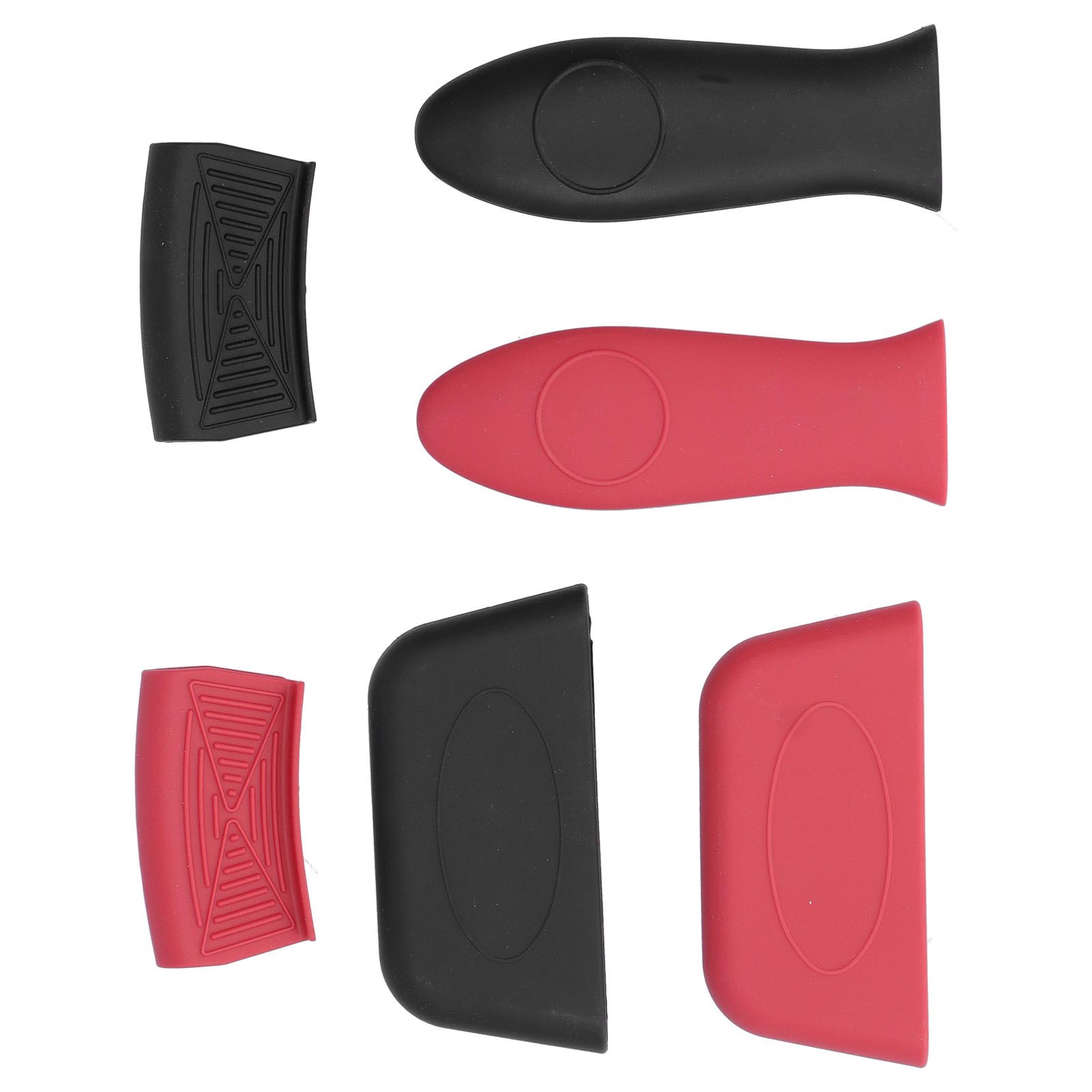 6Pcs set Pot Handle Sleeve Holder Thicken Silicone AntiScalding Kit Kitchen view 7