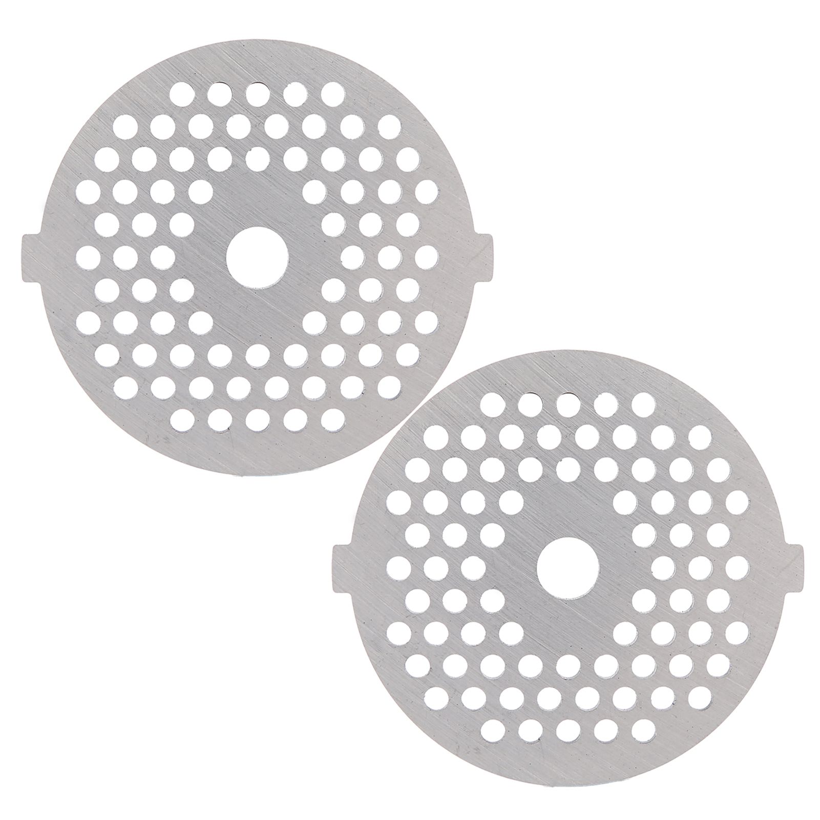 2Pcs Electric Mincer Blade Stainless Steel Grinding Plate Round Hole for 5#/B view 3