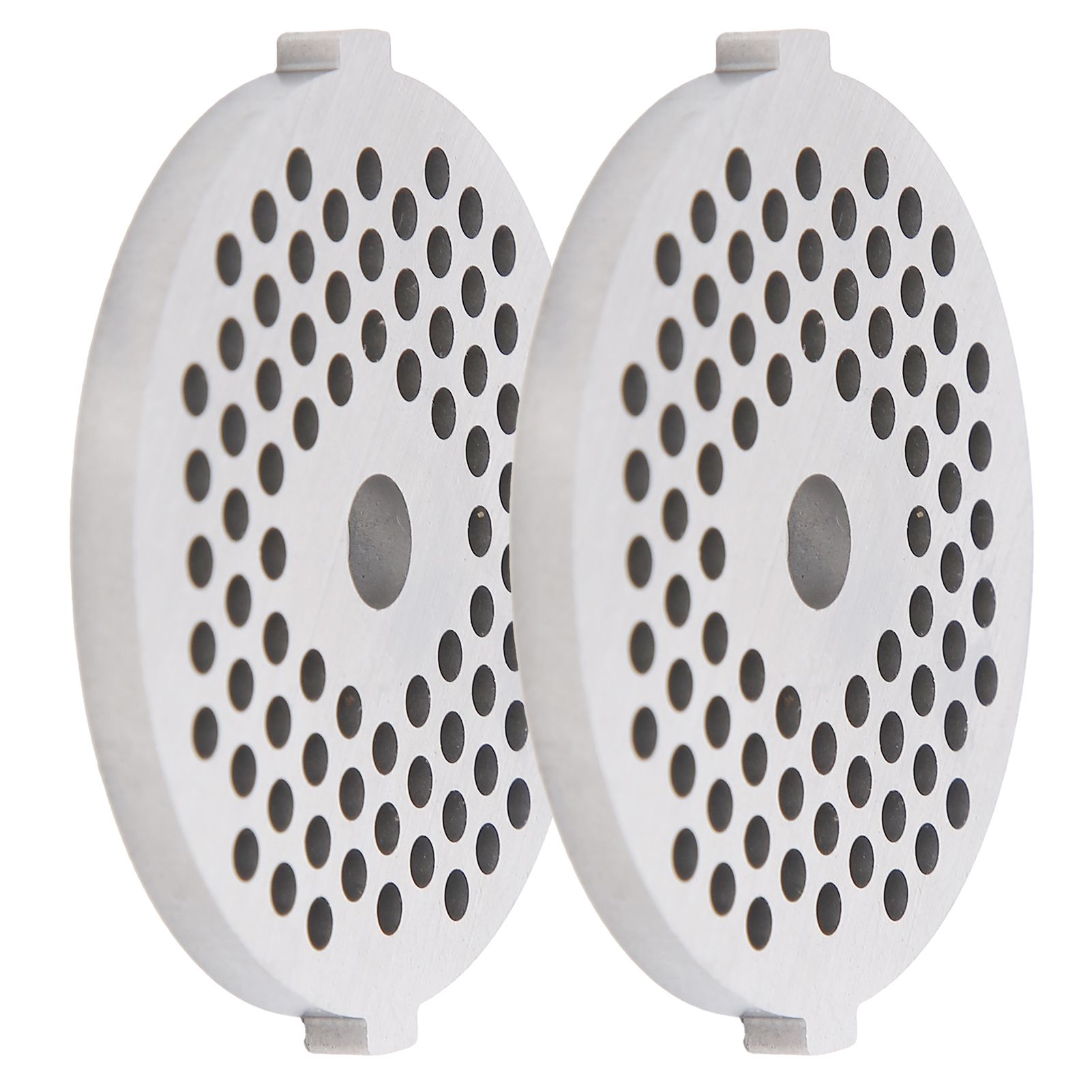 2Pcs Electric Mincer Blade Stainless Steel Grinding Plate Round Hole for 5#/B view 7