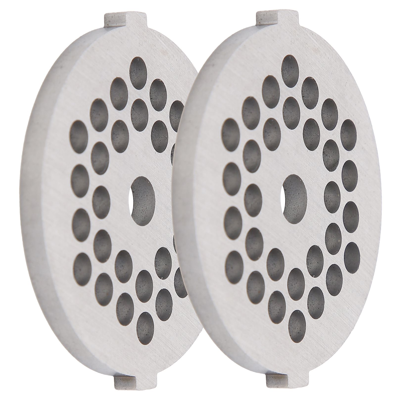 2Pcs Electric Mincer Blade Stainless Steel Grinding Plate Round Hole for 5#/B view 3