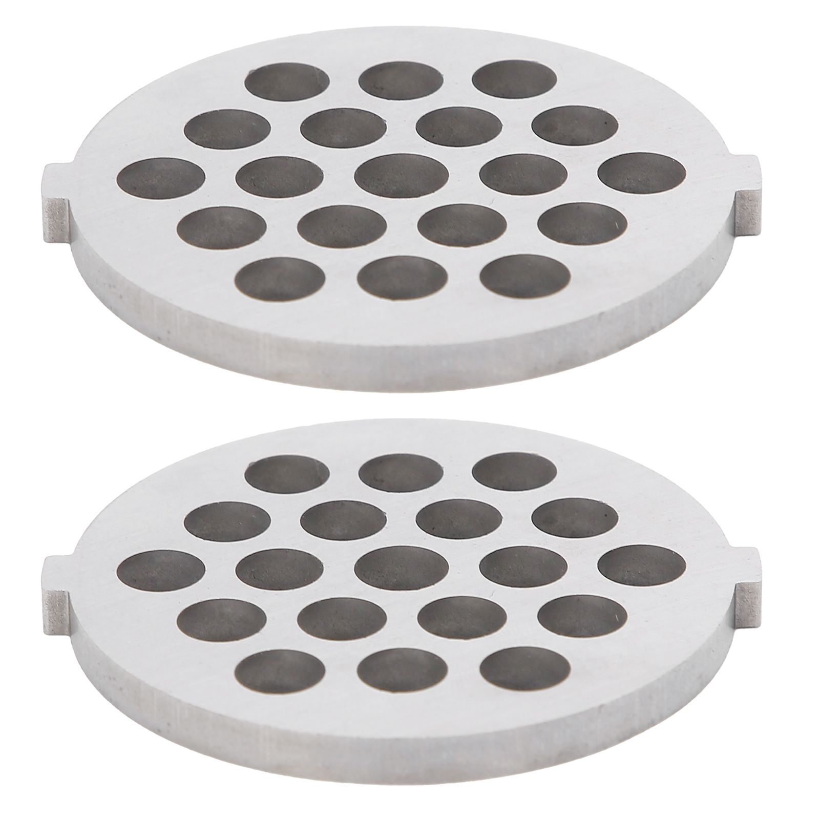 2Pcs Electric Mincer Blade Stainless Steel Grinding Plate Round Hole for 5#/B view 4