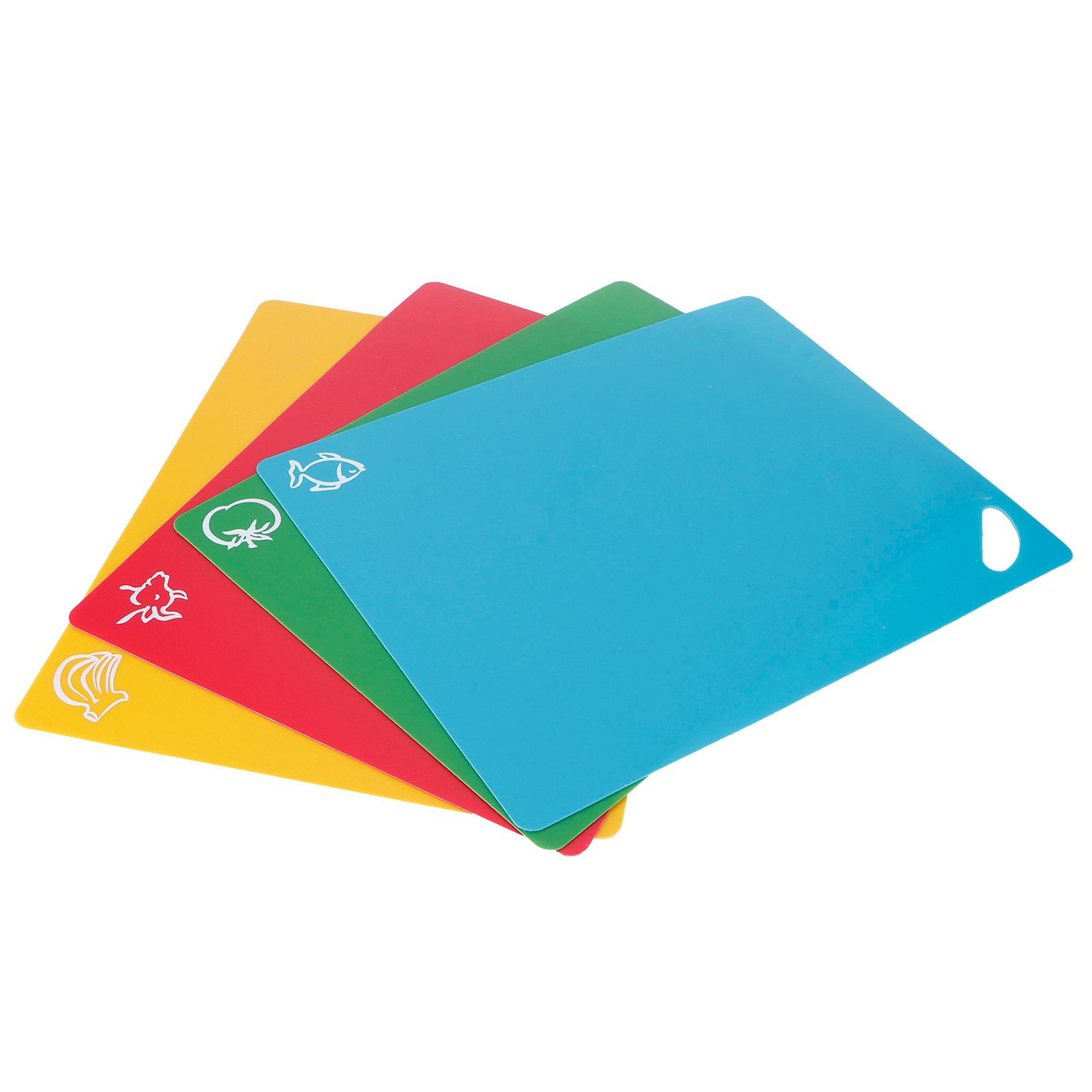 4pcs PP Flexible Kitchen Cutting Board Non Slip Cutting Board for Vegetable view 3