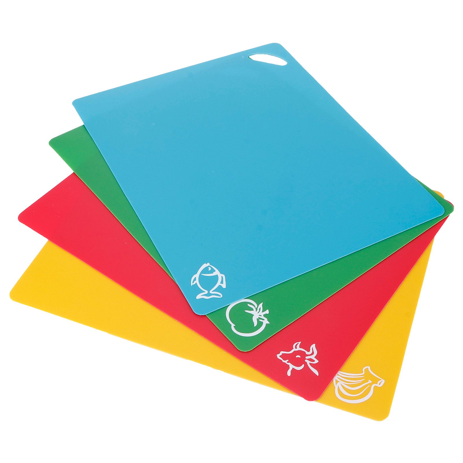 4pcs PP Flexible Kitchen Cutting Board Non Slip Cutting Board for Vegetable view 4