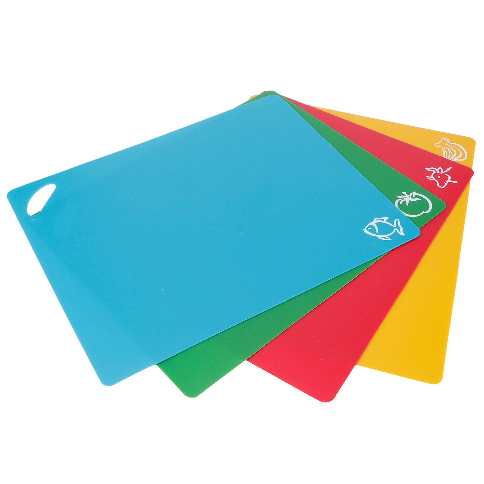 4pcs PP Flexible Kitchen Cutting Board Non Slip Cutting Board for Vegetable view 5
