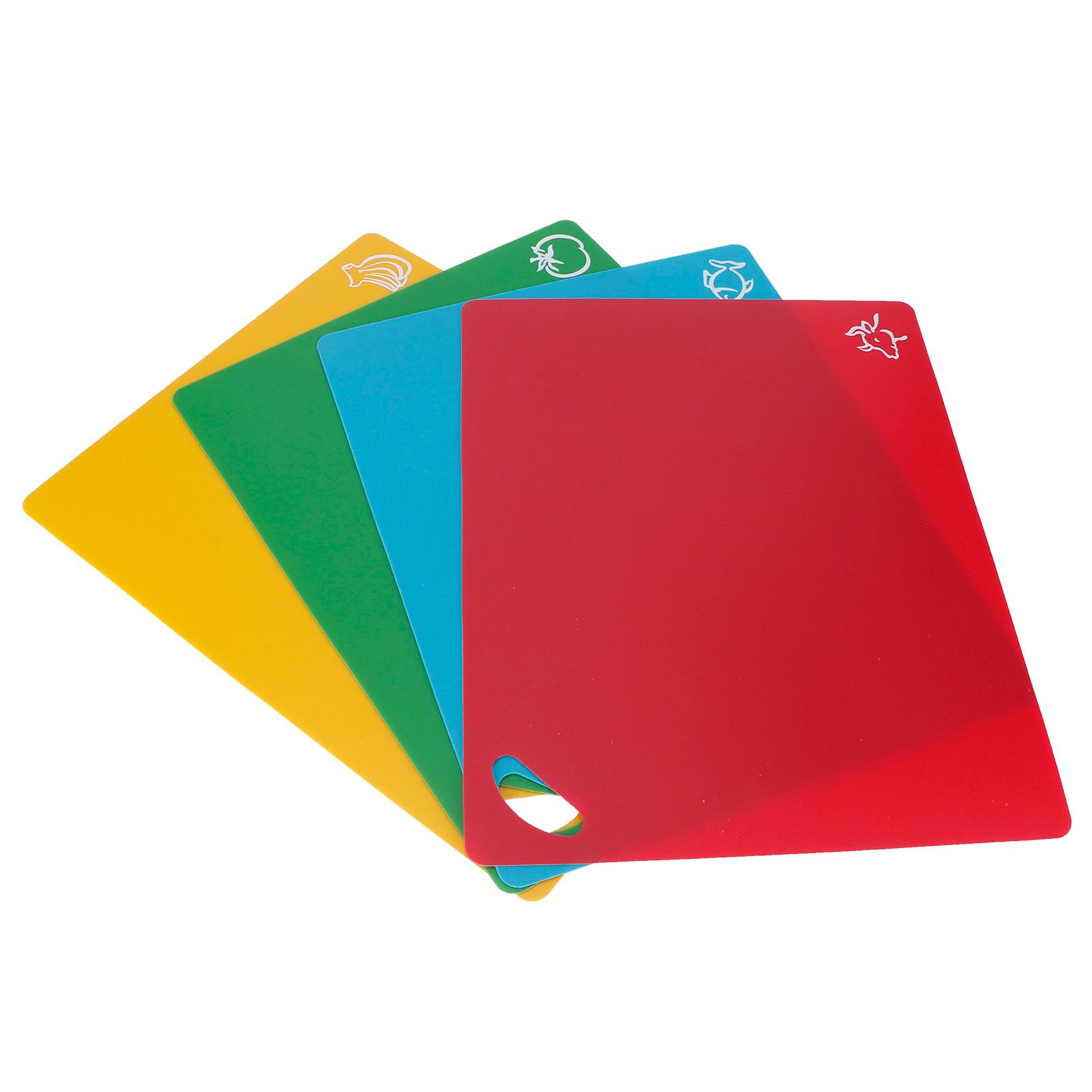 4pcs PP Flexible Kitchen Cutting Board Non Slip Cutting Board for Vegetable view 7