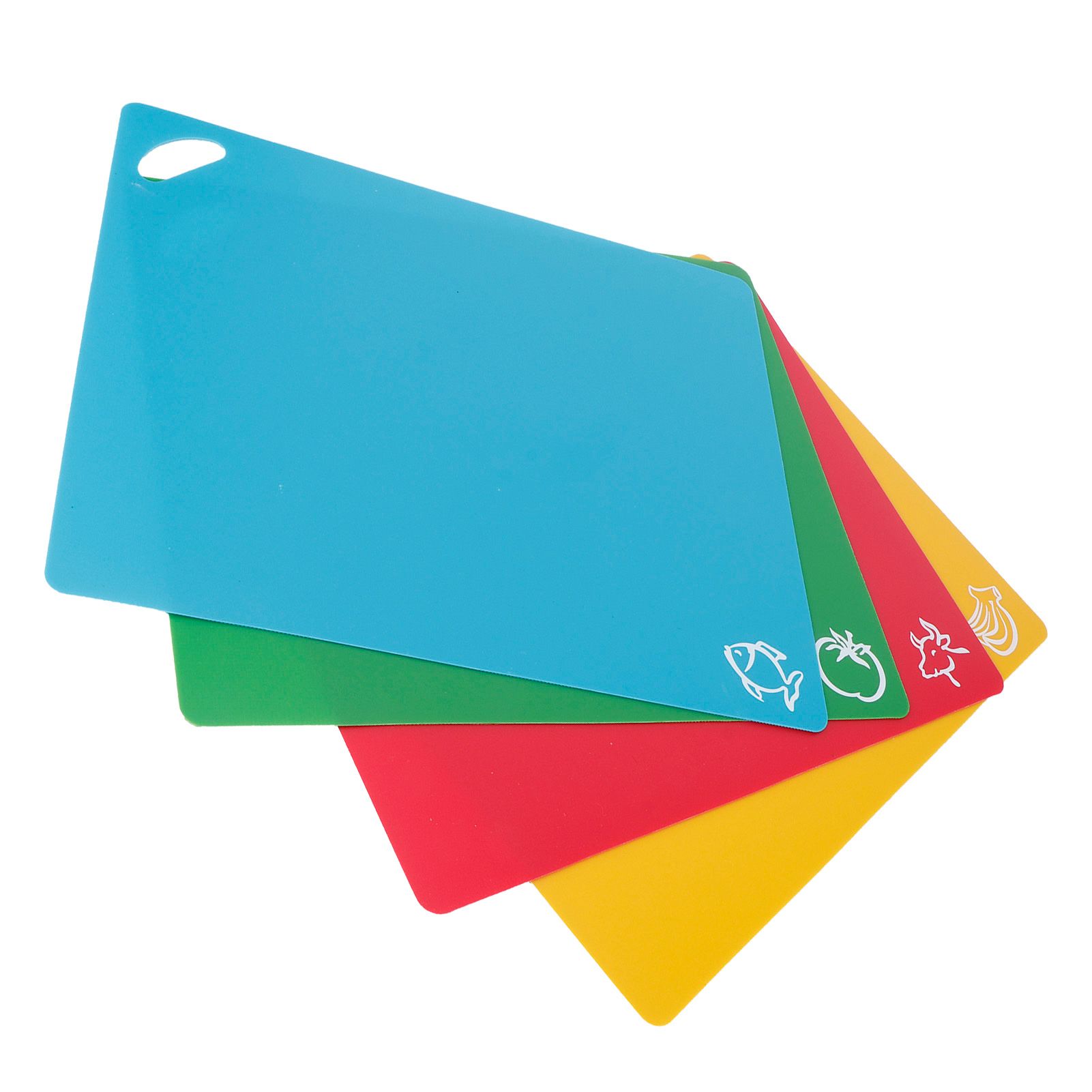 4pcs PP Flexible Kitchen Cutting Board Non Slip Cutting Board for Vegetable view 8