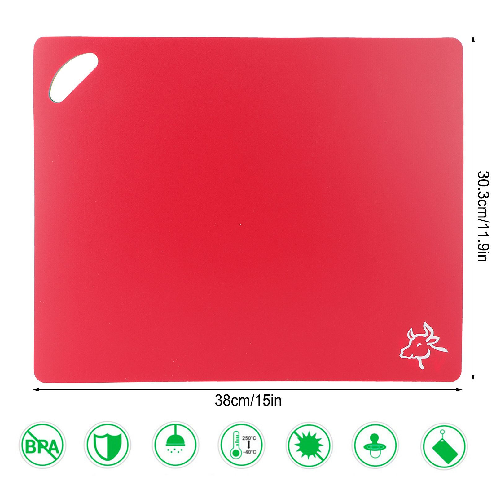 4pcs PP Flexible Kitchen Cutting Board Non Slip Cutting Board for Vegetable view 14