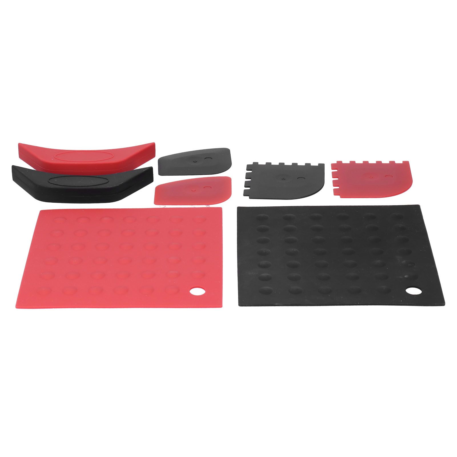 8Pcs/Set Pot Holder Scraper Pan Handle Kit Silicone Anti-Scalding Accessory view 2