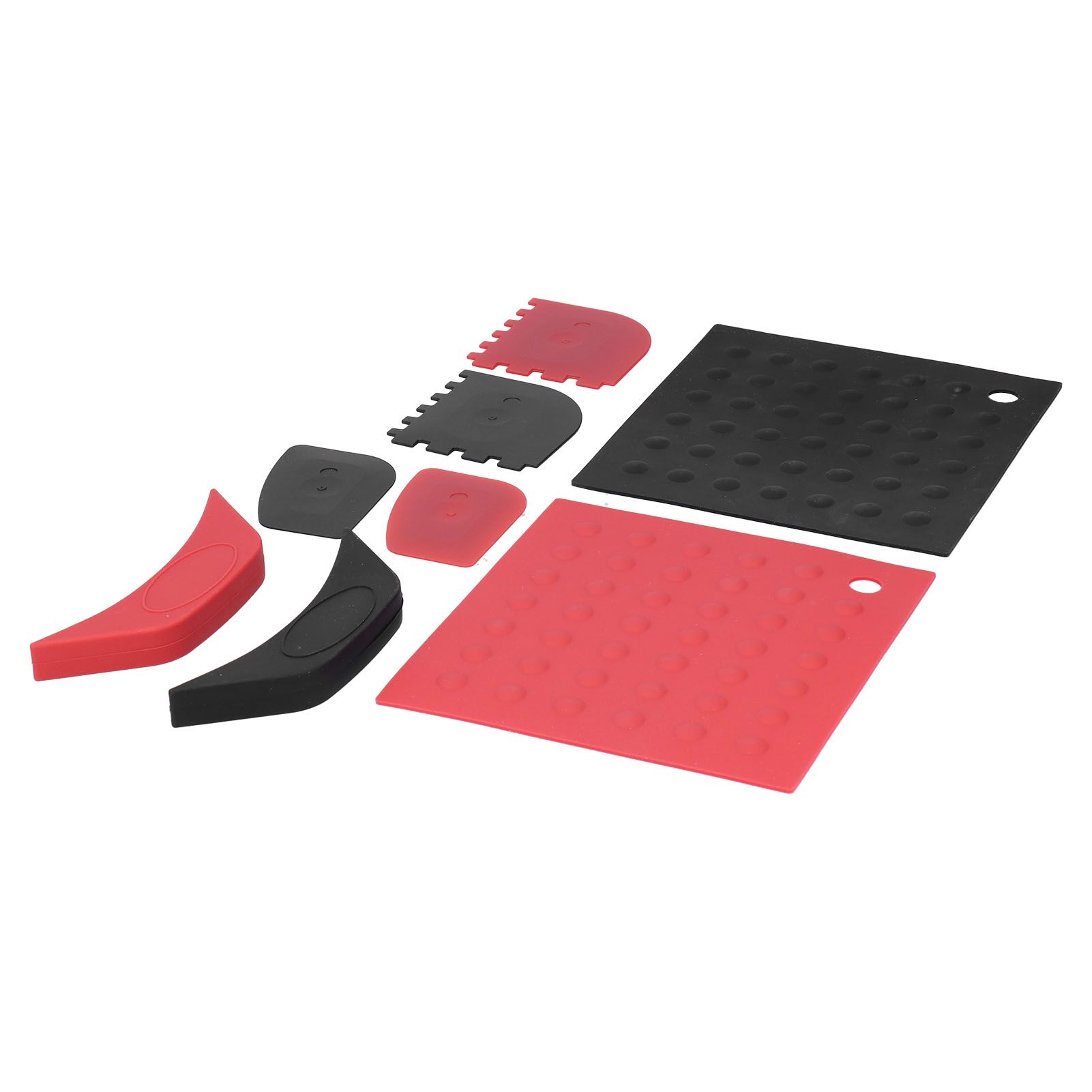 8Pcs/Set Pot Holder Scraper Pan Handle Kit Silicone Anti-Scalding Accessory view 4