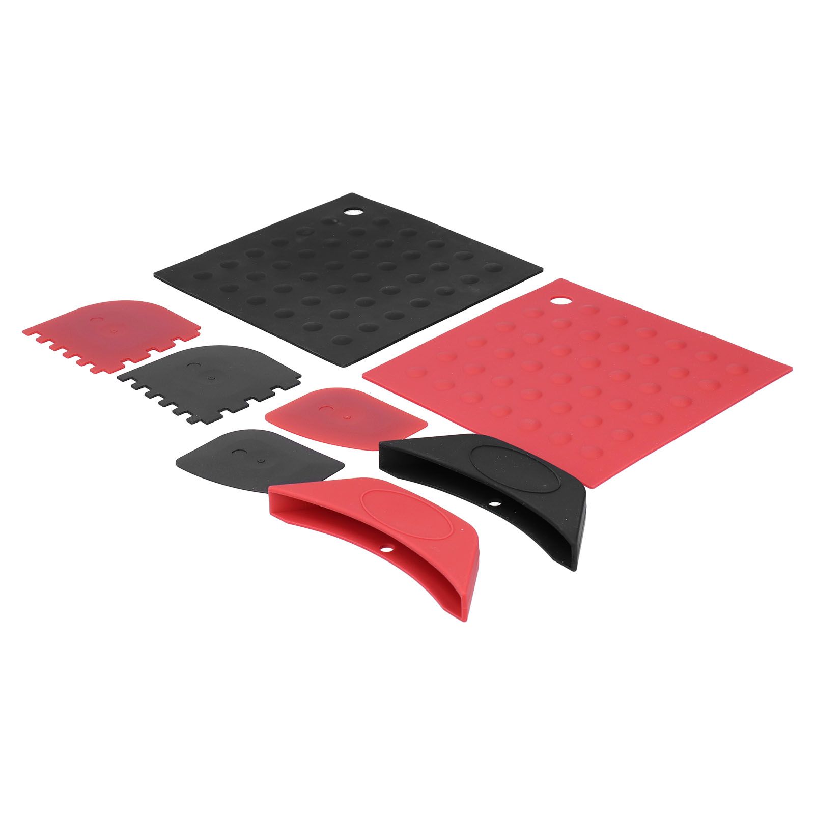 8Pcs/Set Pot Holder Scraper Pan Handle Kit Silicone Anti-Scalding Accessory view 5