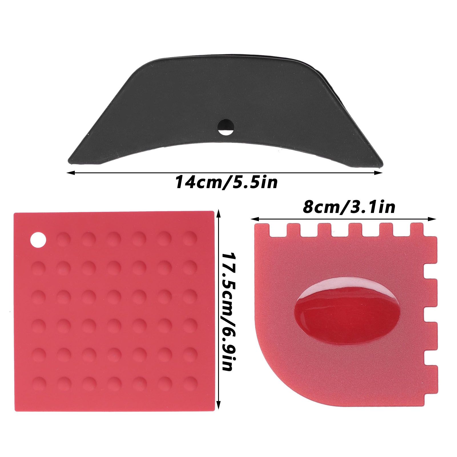 8Pcs/Set Pot Holder Scraper Pan Handle Kit Silicone Anti-Scalding Accessory view 14