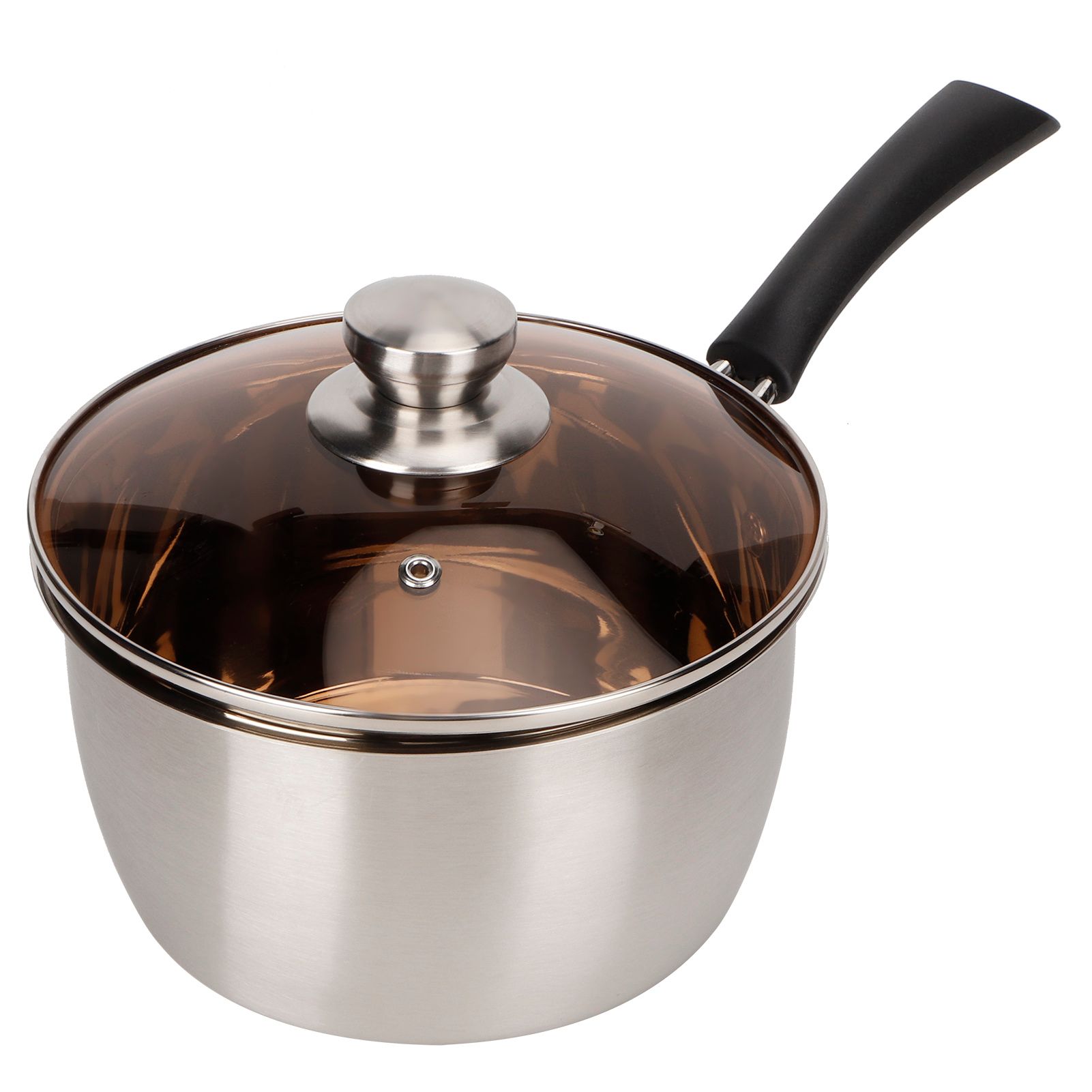 Small Soup Pot Thickened Compound Steel NonMagnetic Single Handle Cooking view 2