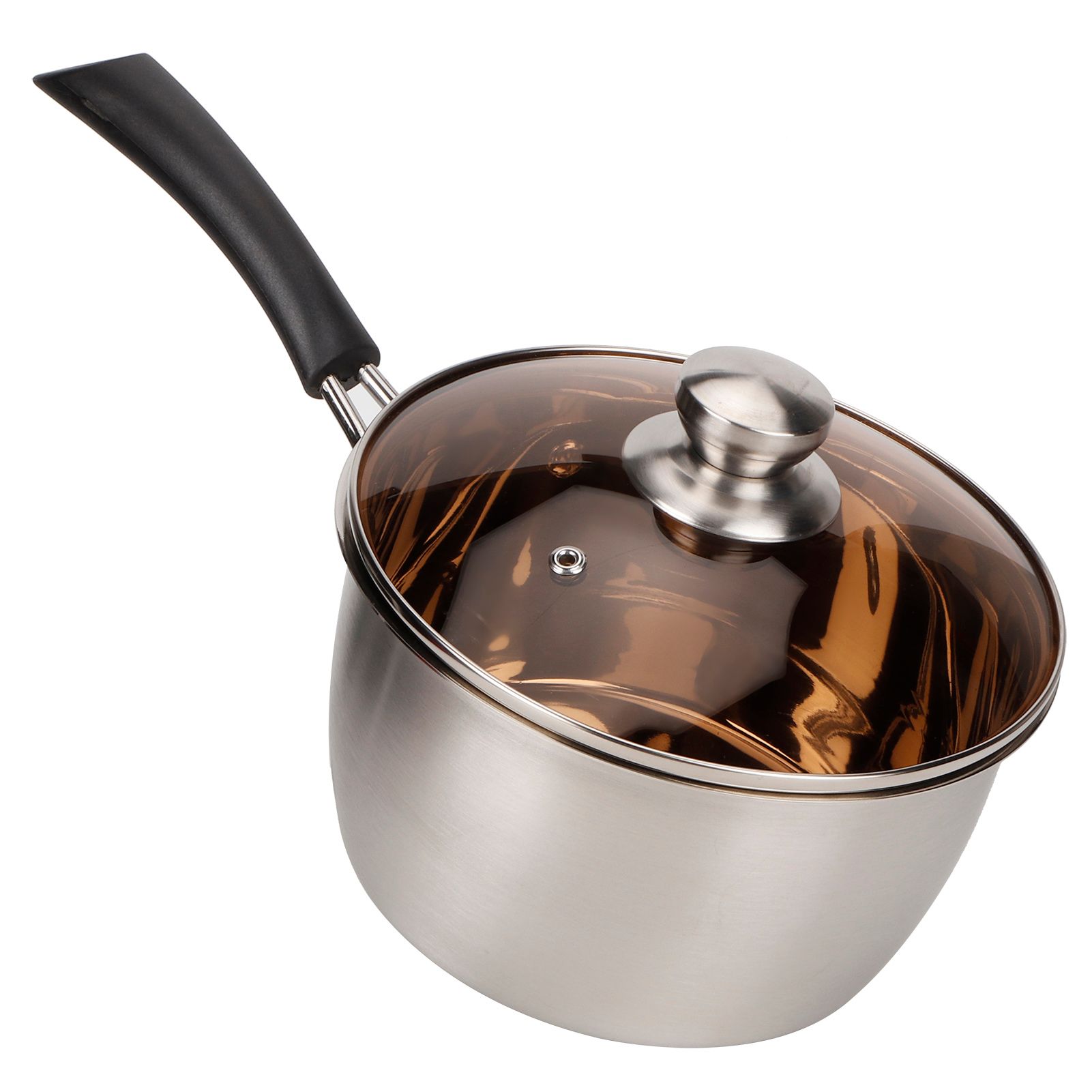 Small Soup Pot Thickened Compound Steel NonMagnetic Single Handle Cooking view 5